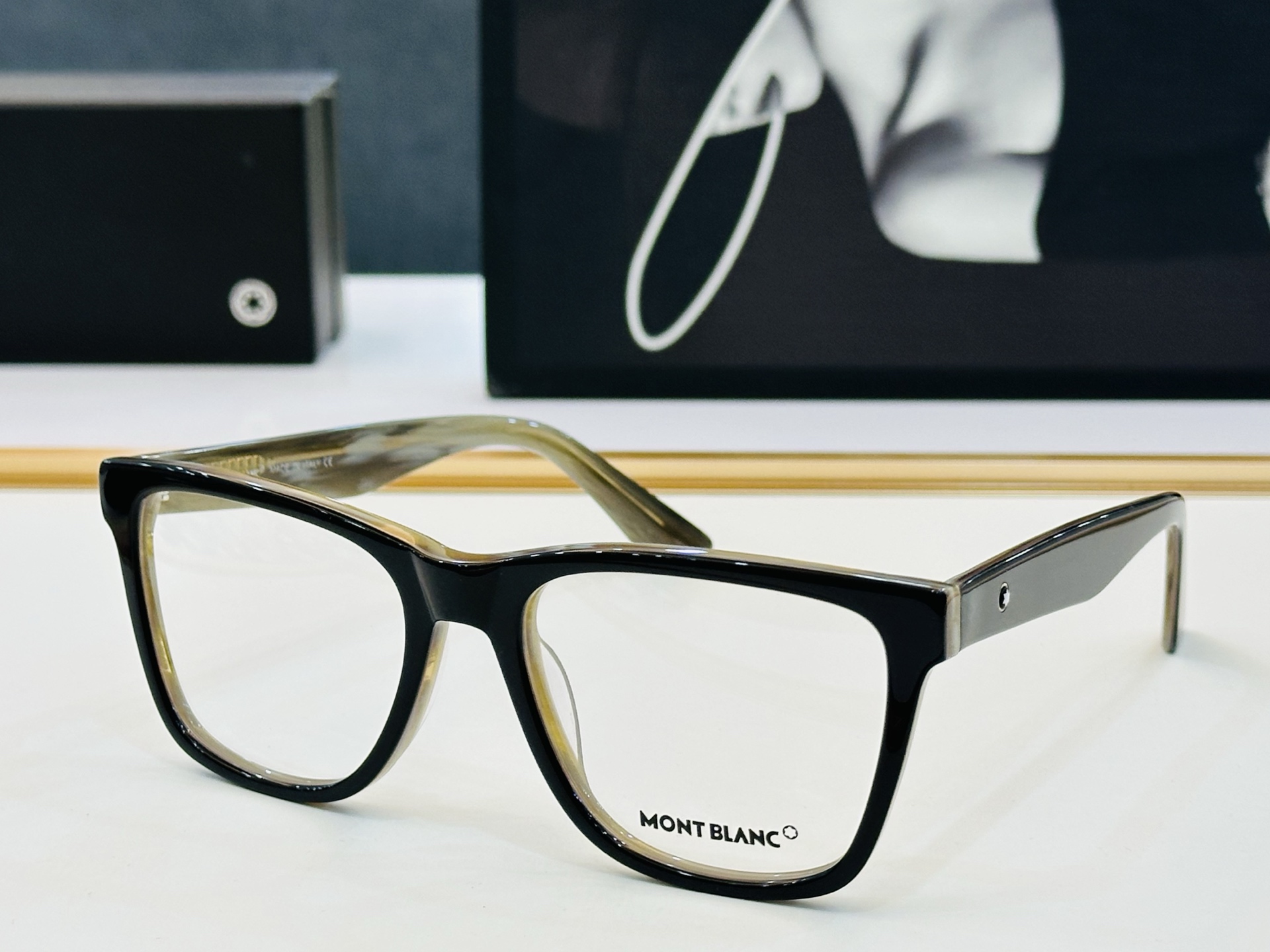 MB0399S Size：55口19-145 🌤万宝龙  非常能彰显一个人的品味品质做工稳实 L 配光架