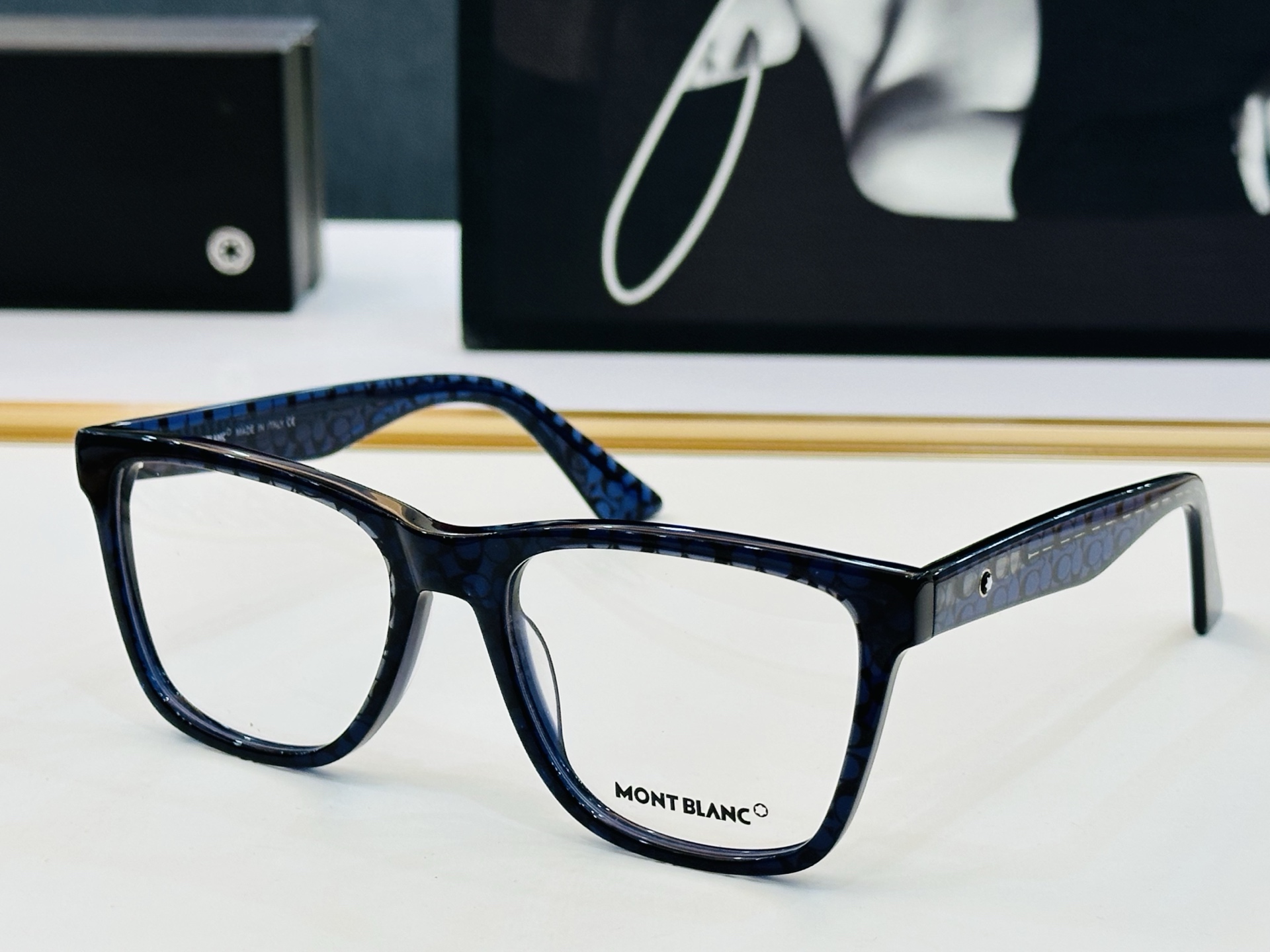 MB0399S Size：55口19-145 🌤万宝龙  非常能彰显一个人的品味品质做工稳实 L 配光架