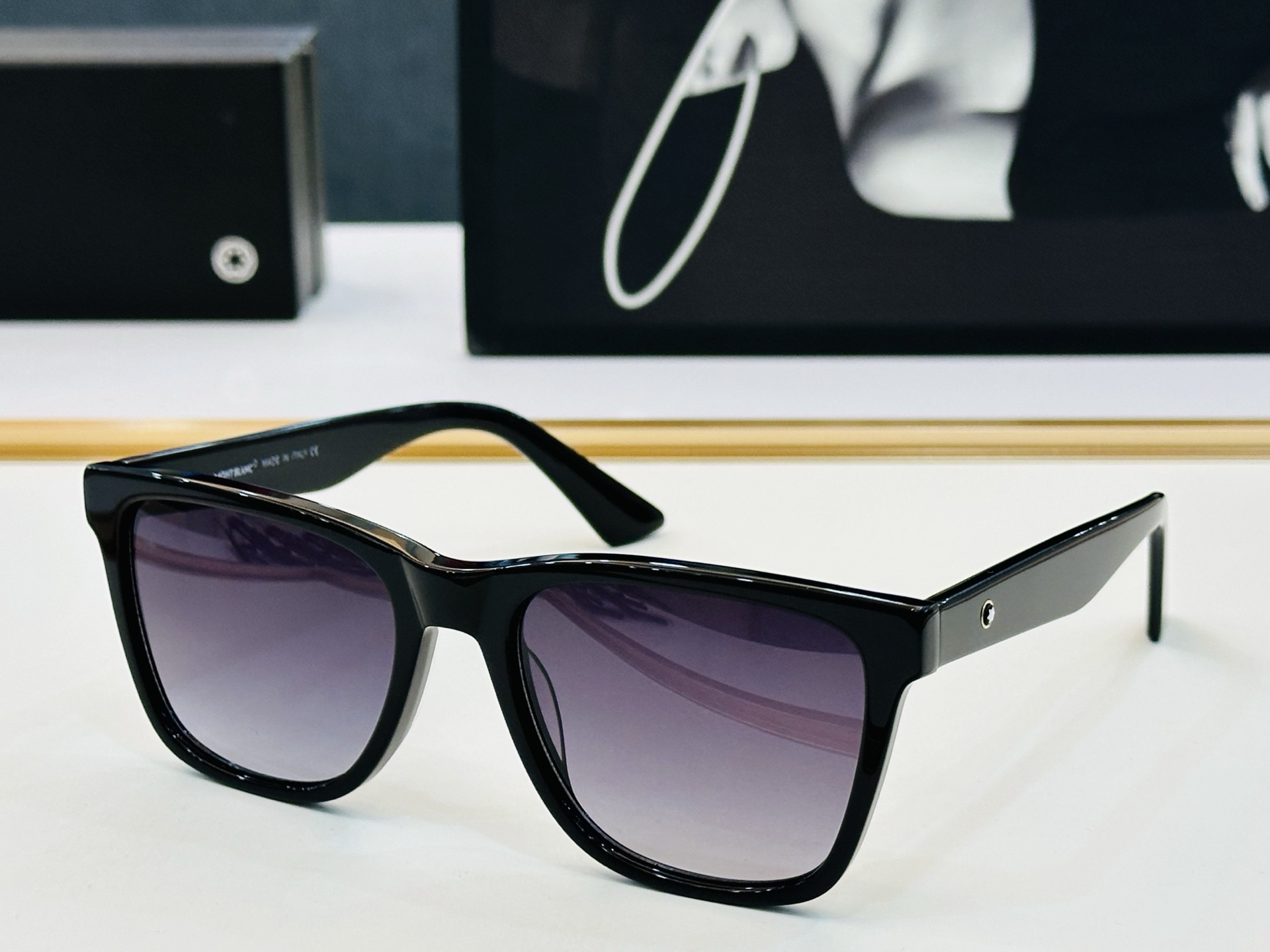 MB0399S Size：55口19-145 🌤万宝龙  非常能彰显一个人的品味品质做工稳实 L 太阳镜