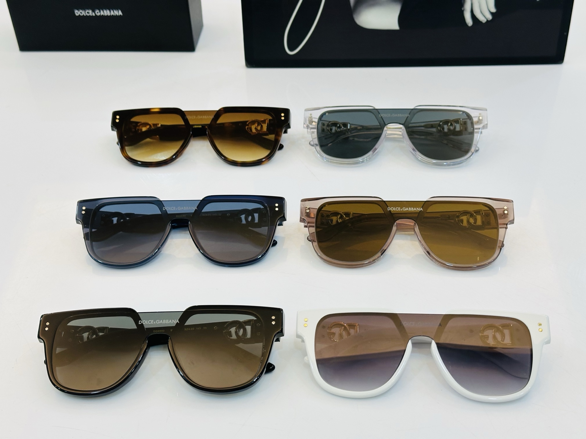 🆕 官网款 🔺DOLCE&GABBAN*🔻DG6693   Size：52口20-145  新颖独特🔝🔝