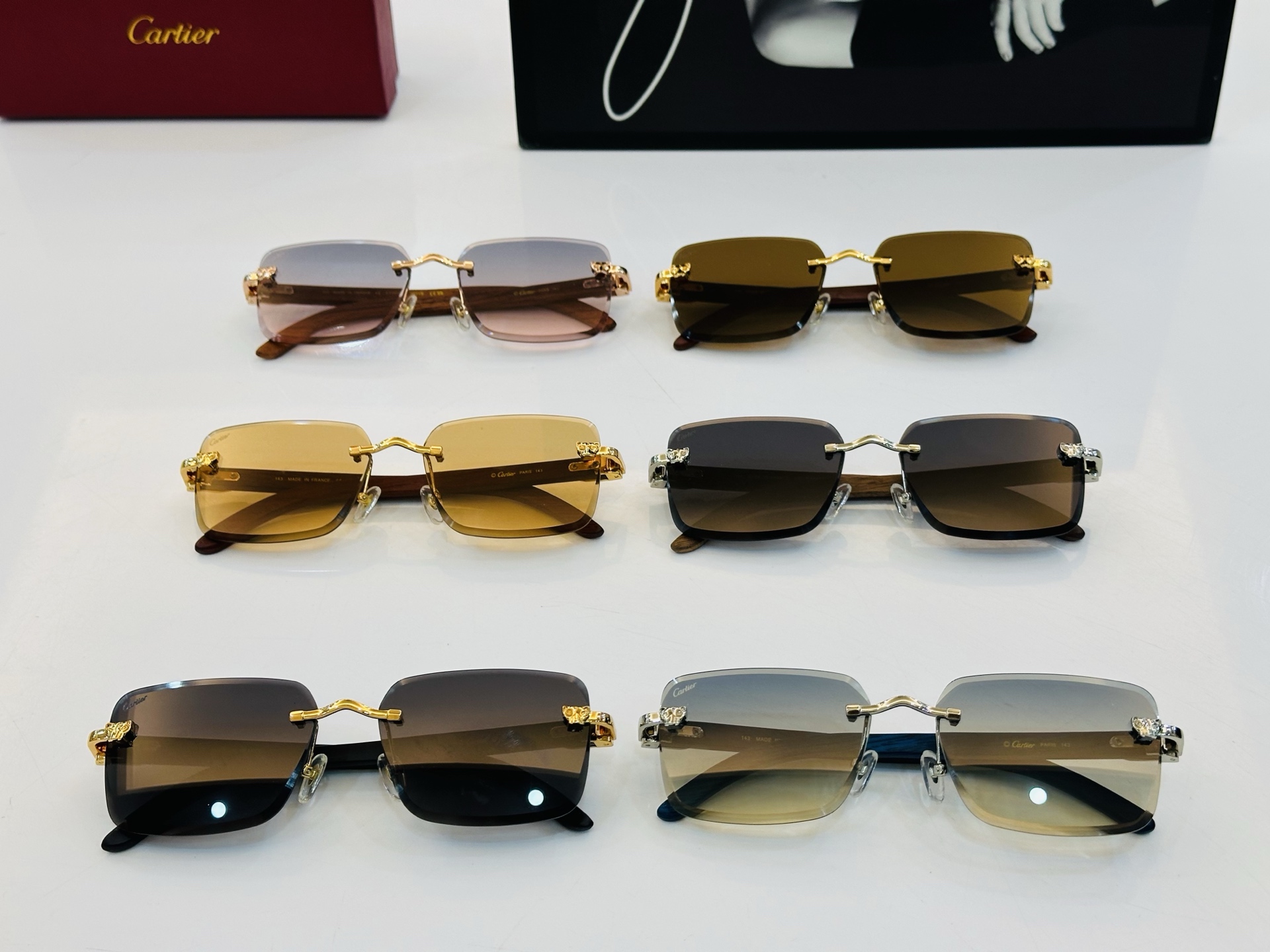 新款 Cartier 卡家 MODEL CT0609S Size：59口17-143 高品质 品牌标志性