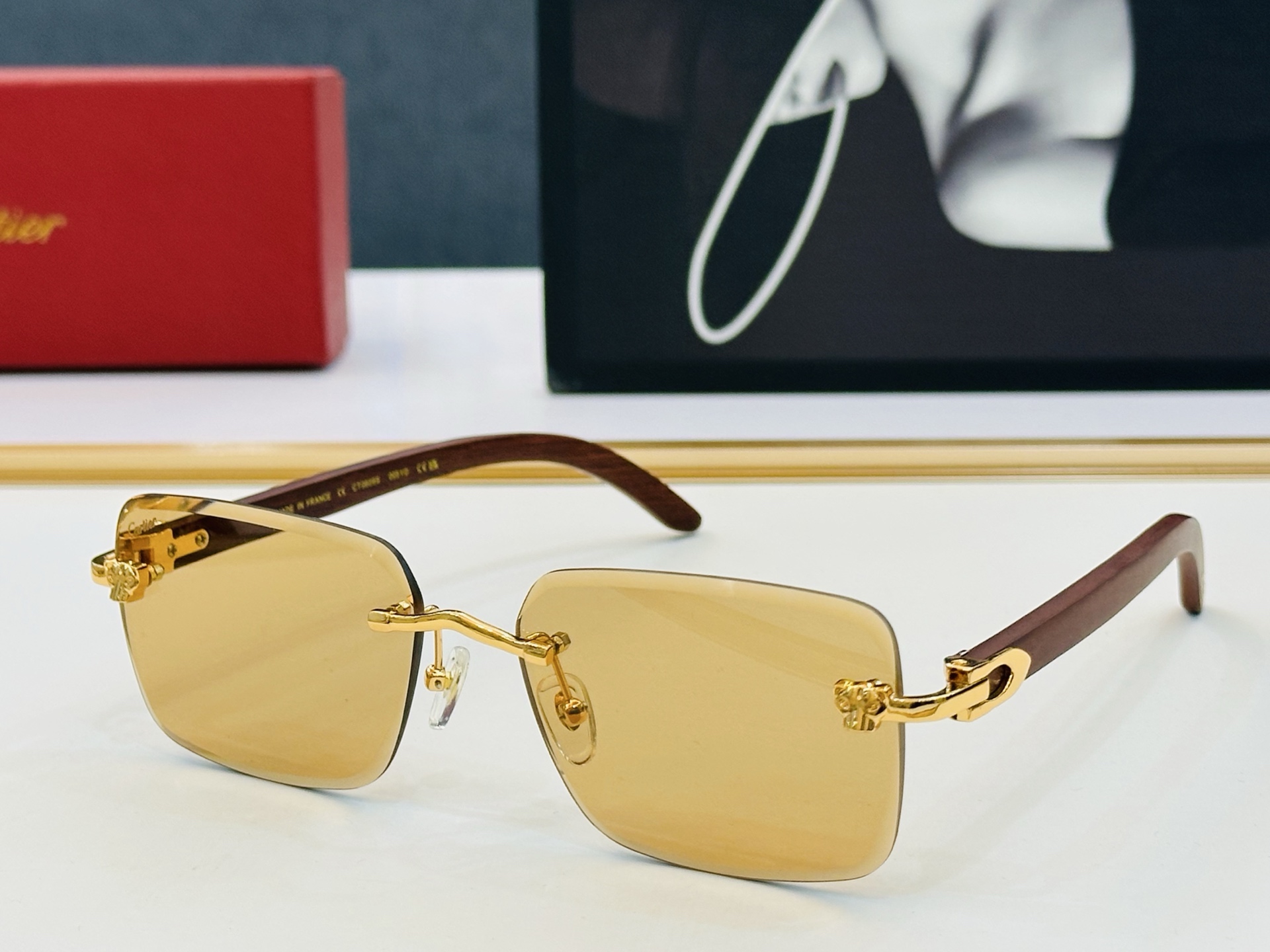 新款 Cartier 卡家 MODEL CT0609S Size：59口17-143 高品质 品牌标志性