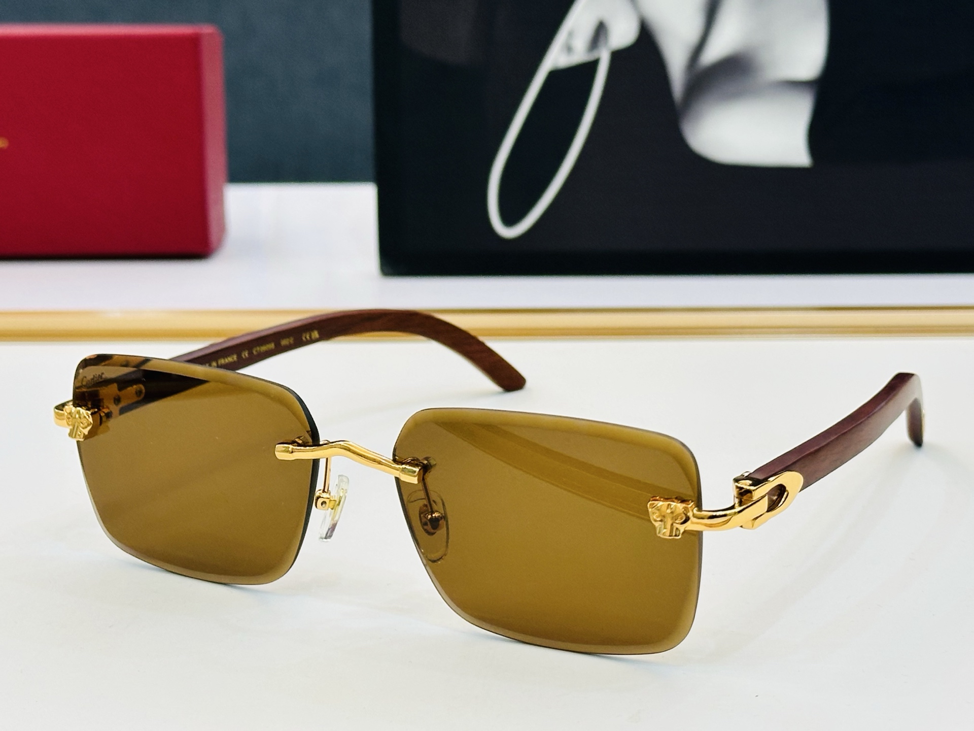 新款 Cartier 卡家 MODEL CT0609S Size：59口17-143 高品质 品牌标志性