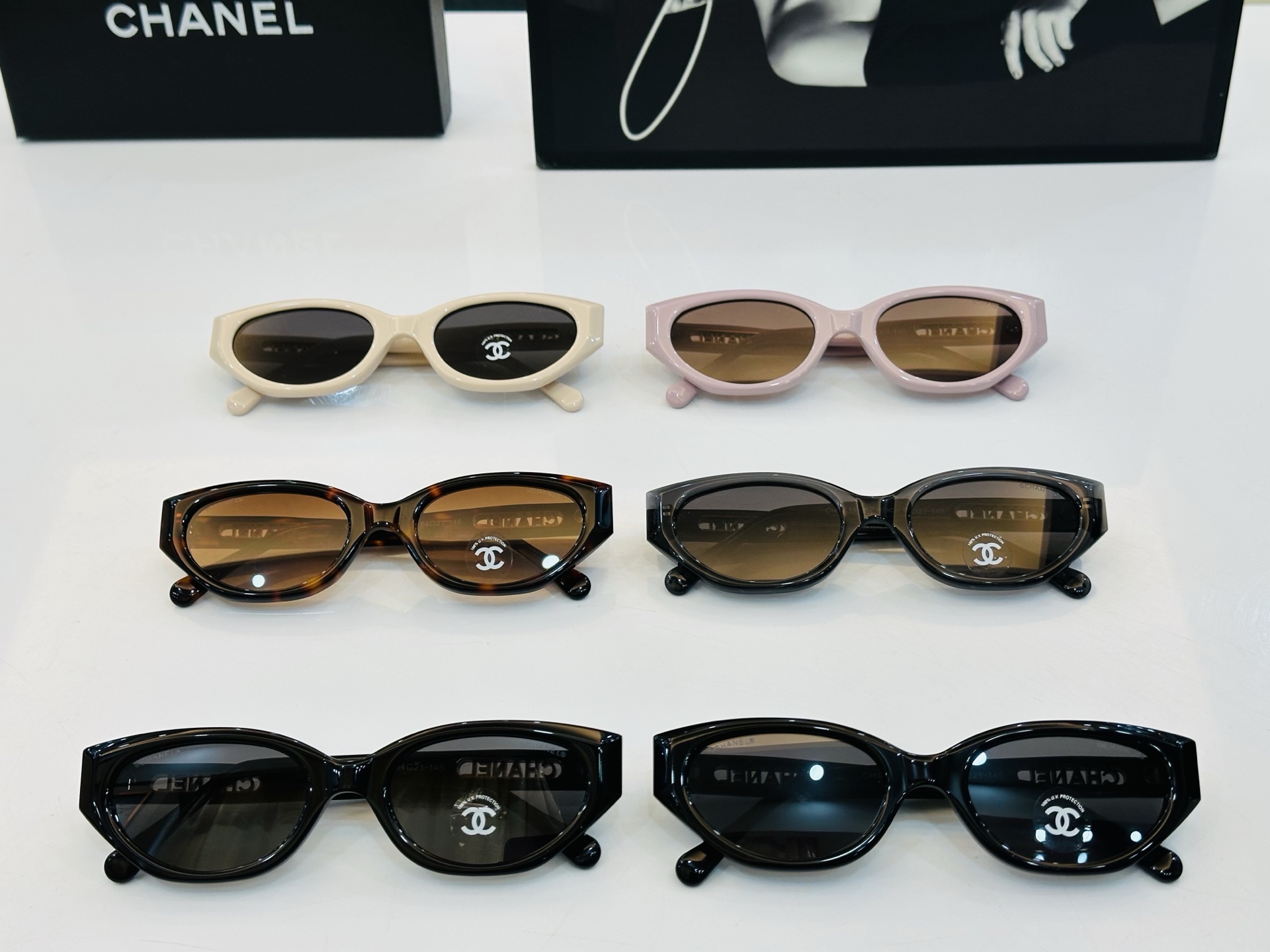 🆕 【CHANE*/香家】MODELCH6818 Size：54口21-145 💅🏻💓B太阳镜 
