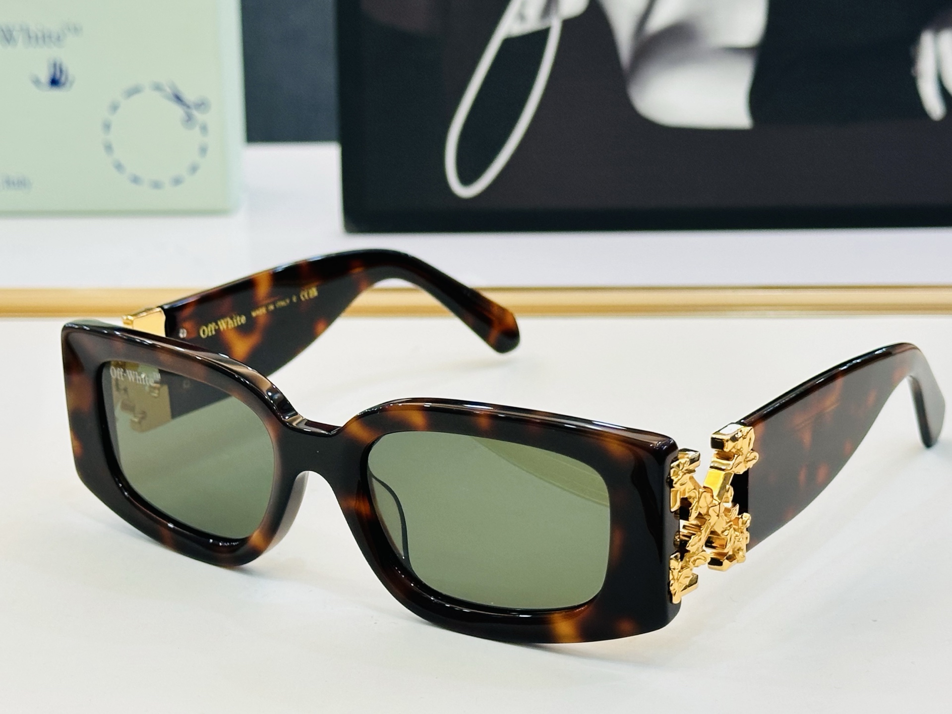 官网款 OFF WHITE MODELFRAME SIZE 53口20-140  b时尚太阳镜 
