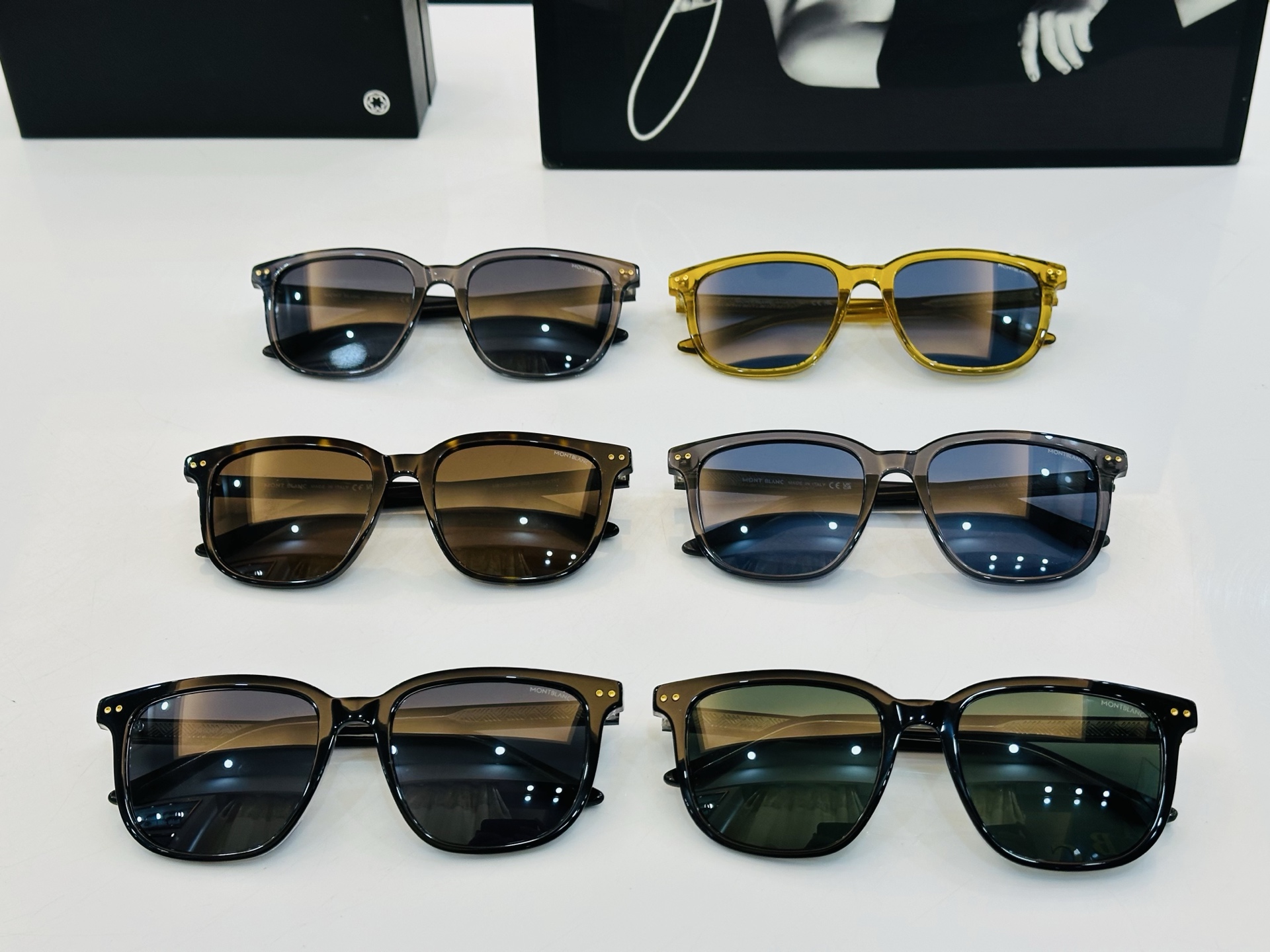 MB0258 Size：55口19-145 🌤万宝龙  非常能彰显一个人的品味品质做工稳实 L 太阳镜 