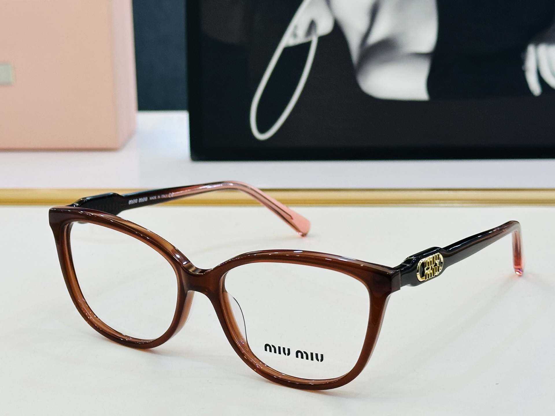 ❤️❤️🆕 谬家 MU03YS  Size：54口17-145      玫瑰得意微笑 Z独具品质 配光