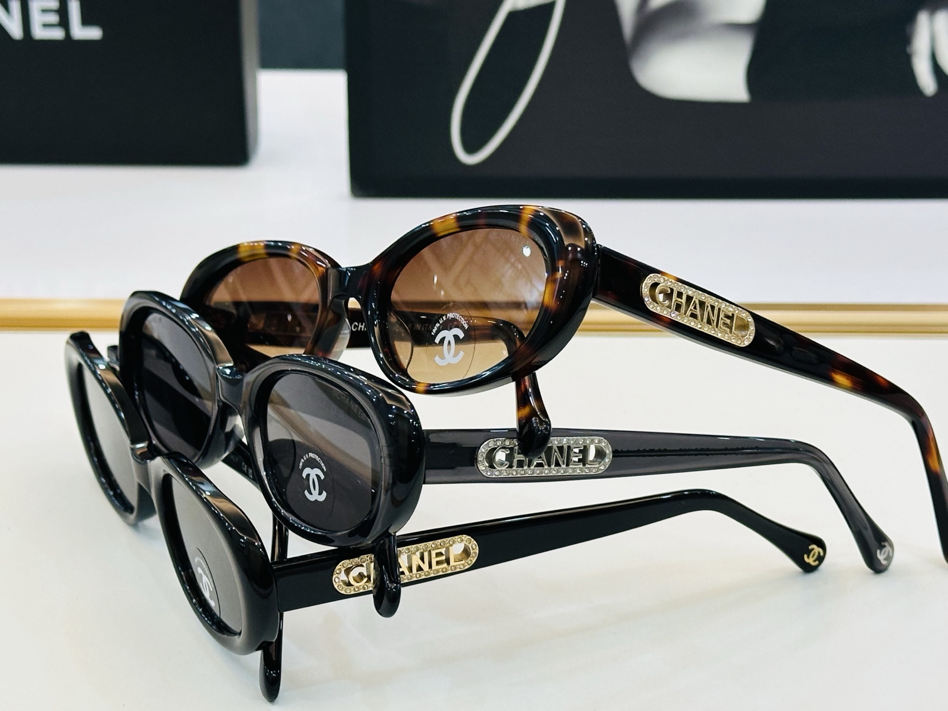 🆕 【CHANE*/香家】MODELCH6816  Size：52口20-145 💅🏻💓B太阳镜 