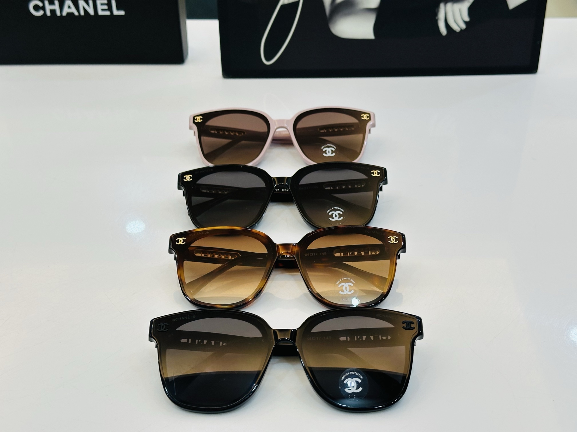 🆕 【CHANE*/香家】MODELCH6817 Size：64口17-145 💅🏻💓B太阳镜 