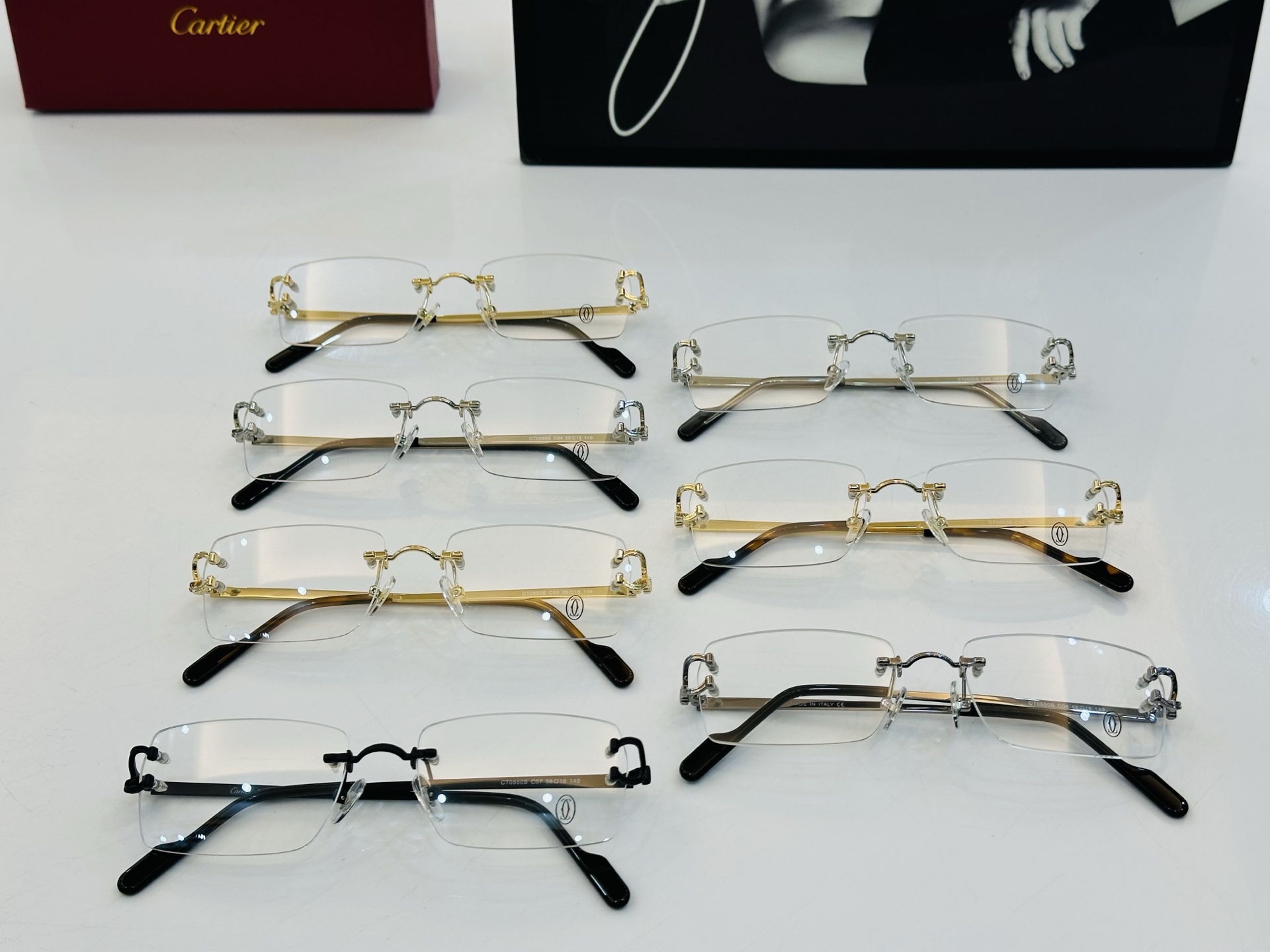 Cartie* 卡家 太阳镜 CT0550S Size：56口18-145 电镀工艺精湛气质十足！L男女