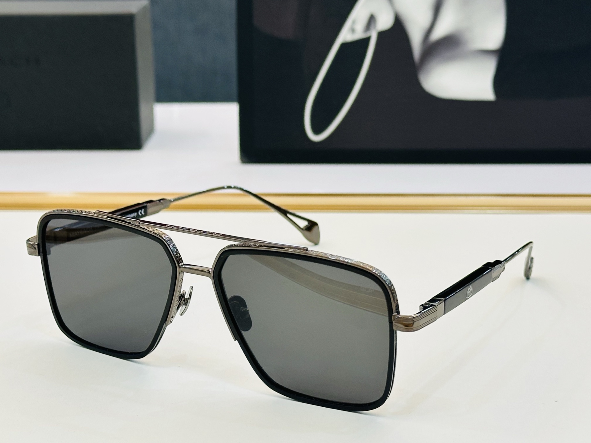 NO:372106,High quality Maybach exquisite workmanship MAYBAC*H Z28 Size60 17-145 full texture CC high quality glasses sunglasses sunglasses, glasses19860909高品质 迈巴赫 做工精美MAYBAC*H Z28 Size60口17-145质感十足 CC高品质 眼镜墨镜太阳镜,眼镜,glasses