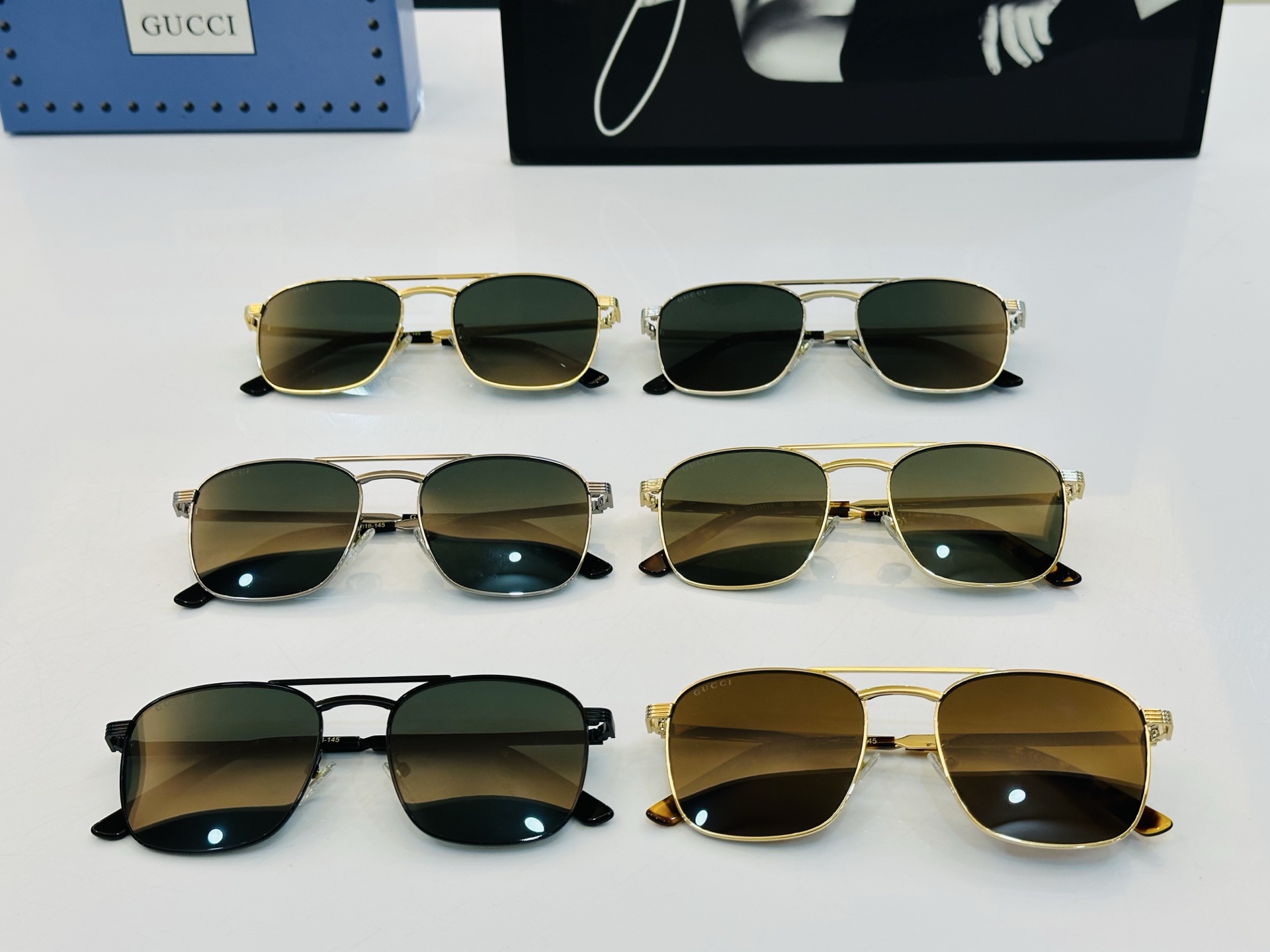 🆕 👏👏GUCC*👍古家GG1881S Size：54口18-145   搭配镜框🔝L❤配光架 