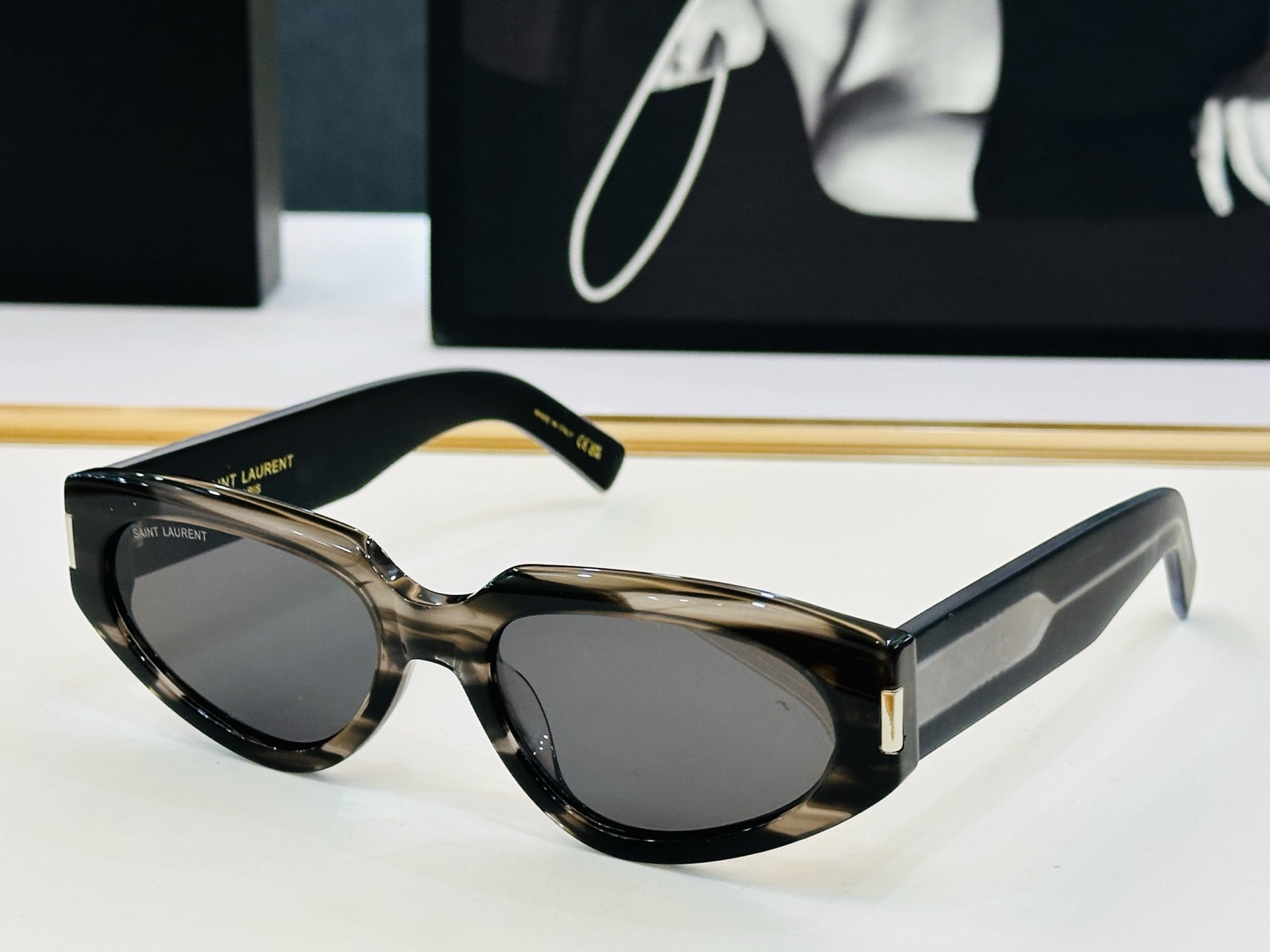 网红爆款 圣罗兰💫SL618 💫Size：56口19-145 金属款设计  bm俏皮甜美质感超好 