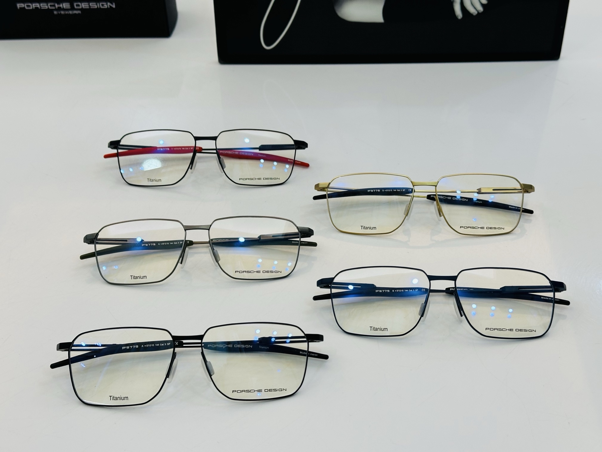 🌞保时家  Size：57口15-144   高档款💝得意超轻款 m配光镜 钛架 