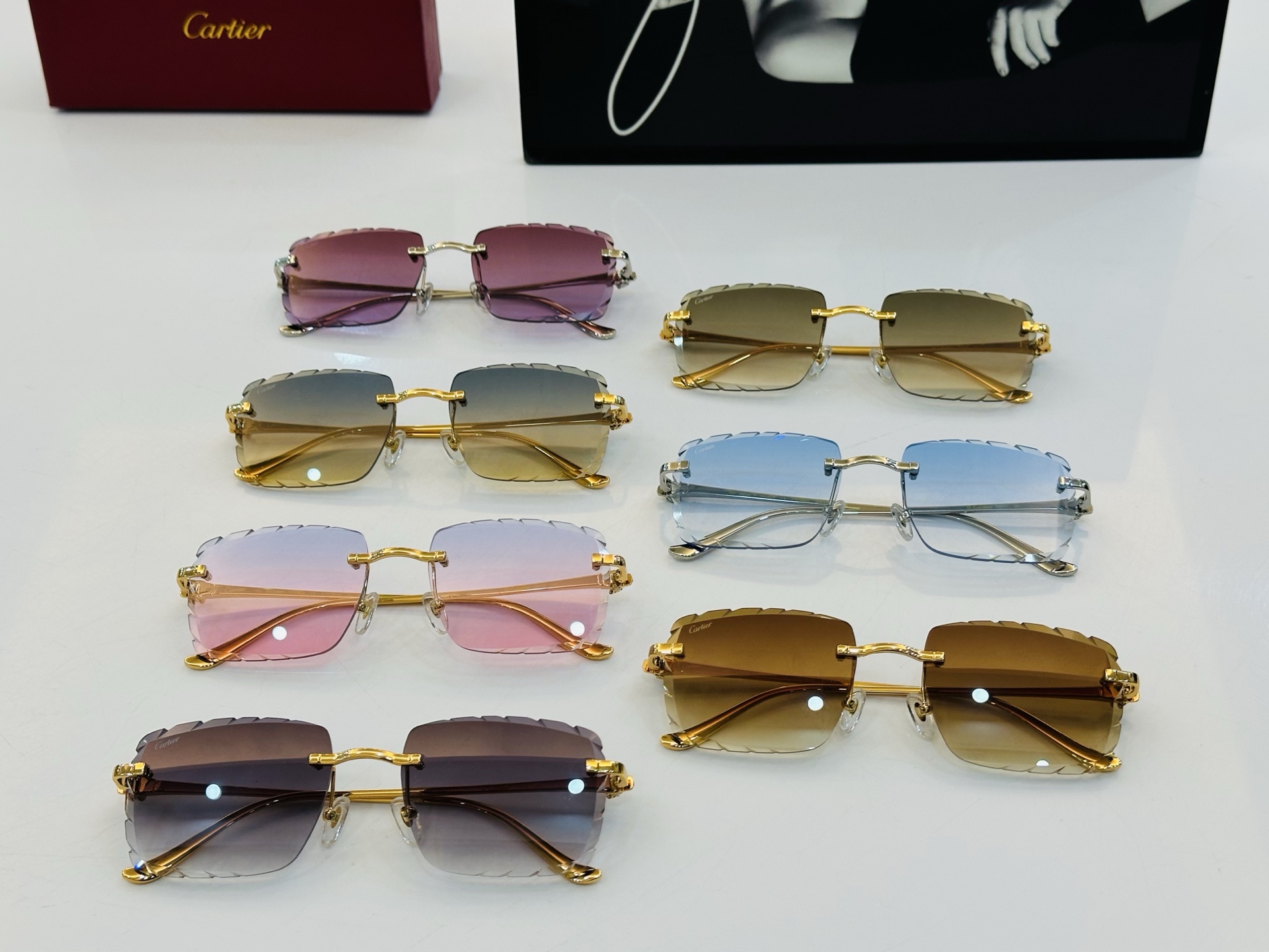 🆕 原版Cartie* 卡家 太阳镜 CT01588O Size：57口19-143 电镀工艺精湛大牌品