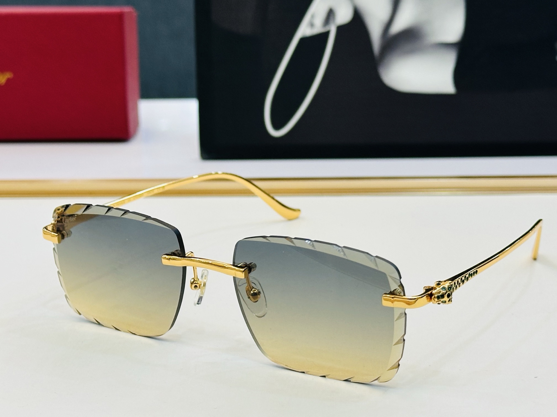 🆕 原版Cartie* 卡家 太阳镜 CT01588O Size：57口19-143 电镀工艺精湛大牌品