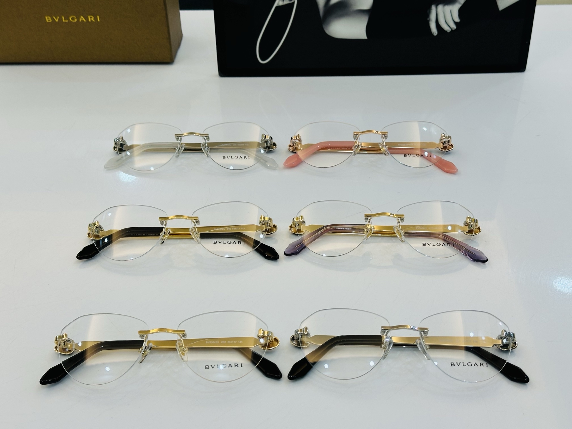🆕款 官网同售 宝格家 BV50042U 👍 Size ：56口17-145 绝对要买😎品质非常完美 L
