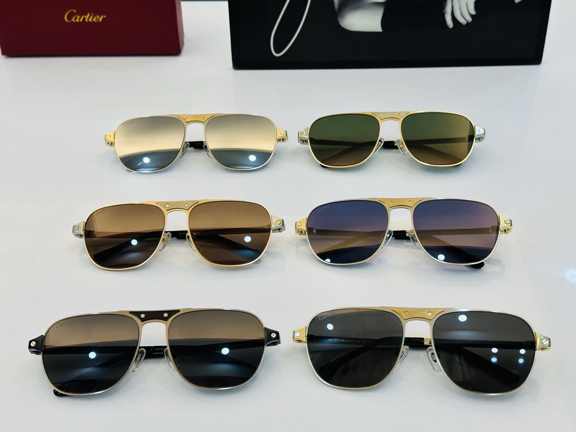 Cartie* 卡家 太阳镜 CT0532S Size：58口17-145 电镀工艺精湛气质十足！CC男