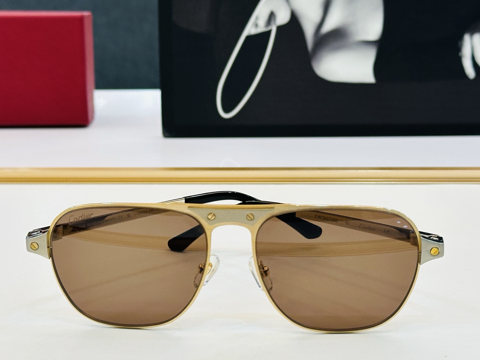 Cartie* 卡家 太阳镜 CT0532S Size：58口17-145 电镀工艺精湛气质十足！CC男