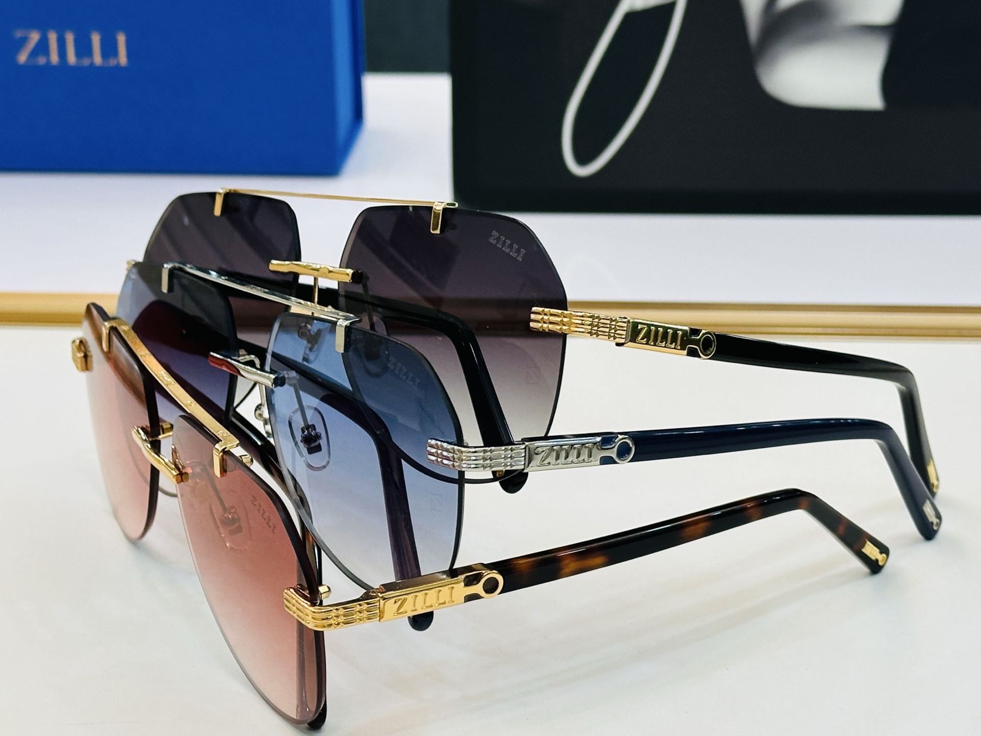 潮牌 ‼️ZILL*爆款 MODEL ZI80127 💚💚💚SIZE 62口15-143   💚💚bm时