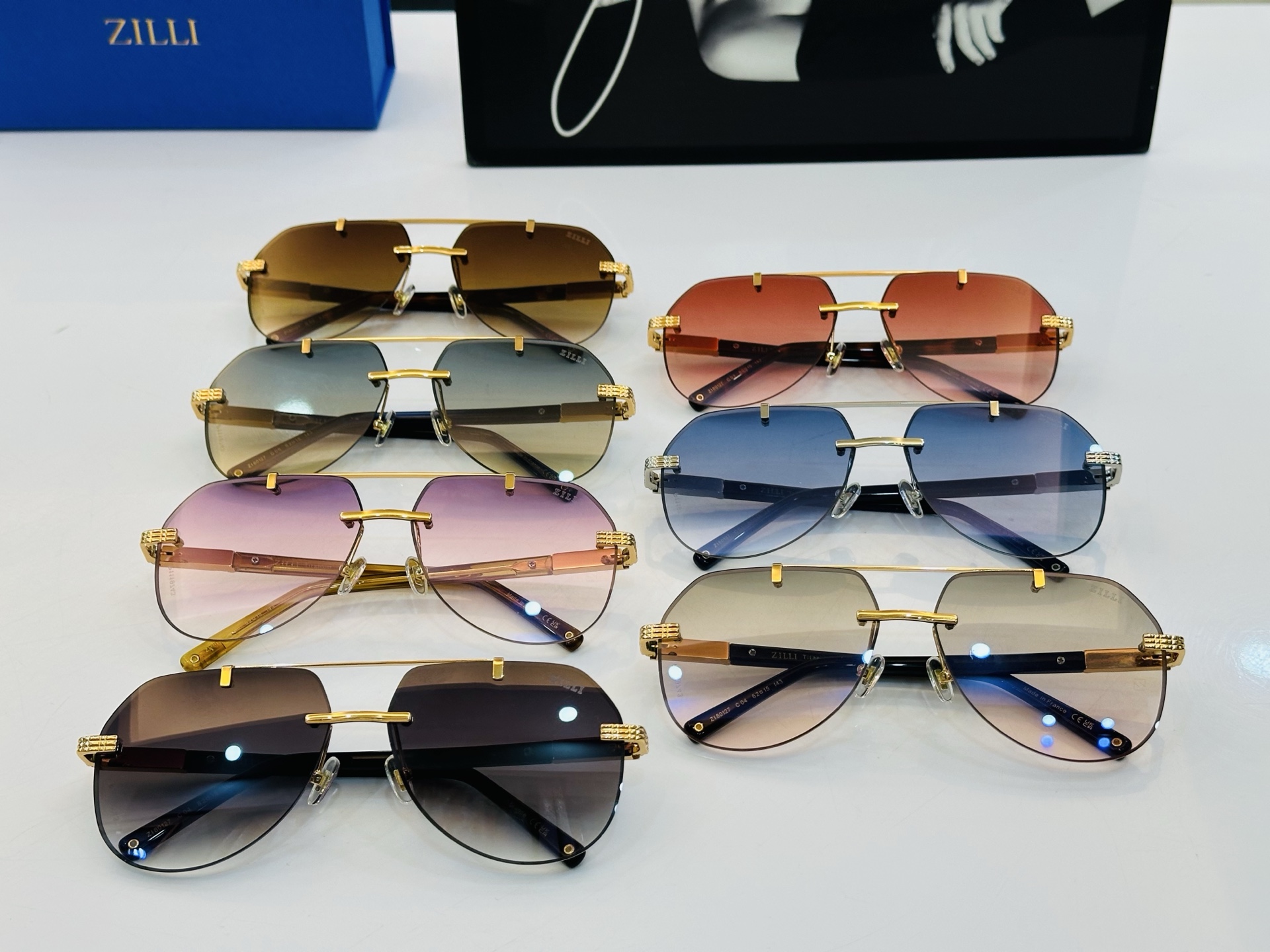 潮牌 ‼️ZILL*爆款 MODEL ZI80127 💚💚💚SIZE 62口15-143   💚💚bm时