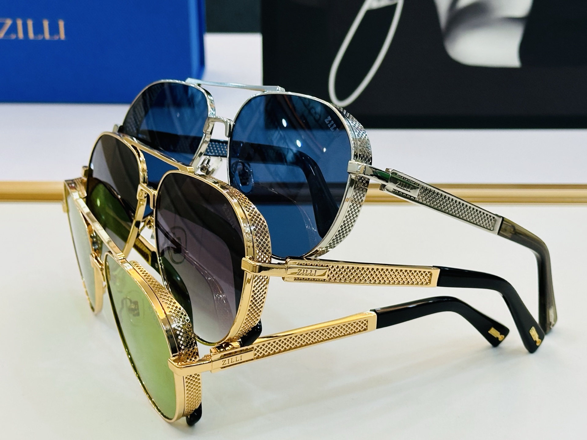 潮牌 ‼️ZILL*爆款 MODEL ZI80122 💚💚💚SIZE 61口13-140   💚💚bm时