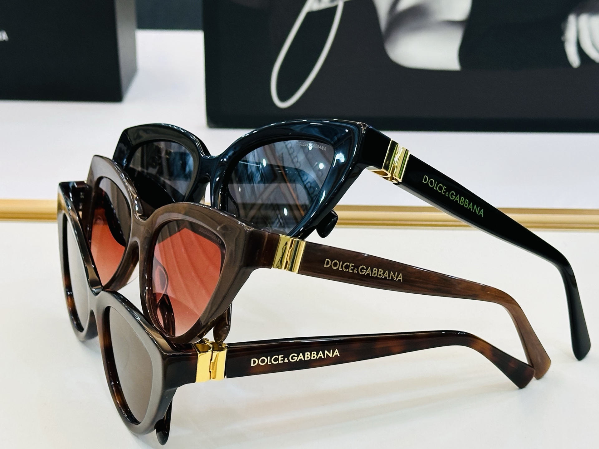 🆕 官网款 🔺DOLCE&GABBAN*🔻DG4497     Size：54口19-140   新颖独