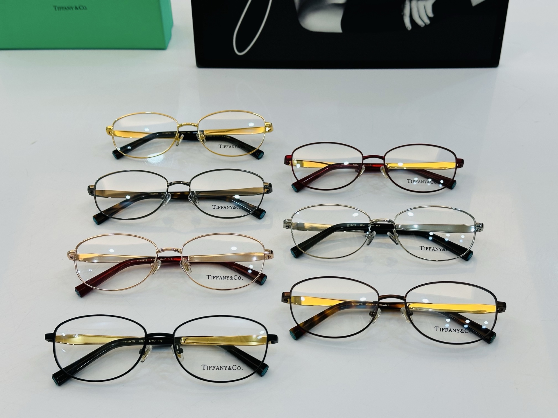 蒂芙家 Tiffany & CO. TF1154 Size：57口17-142 时尚太阳镜架 👍b多色可