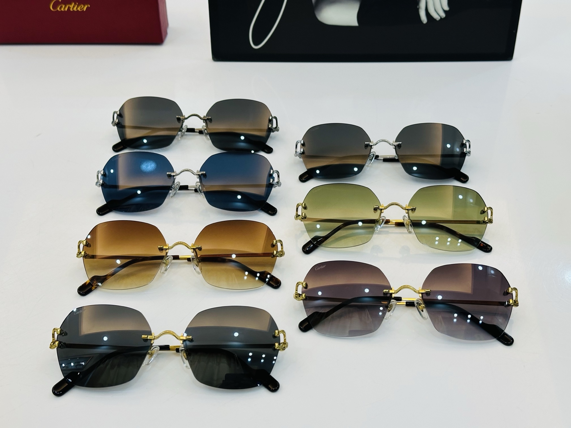 Cartie* 卡家 太阳镜 CT0564O Size：55口18-145 电镀工艺精湛气质十足！W男女