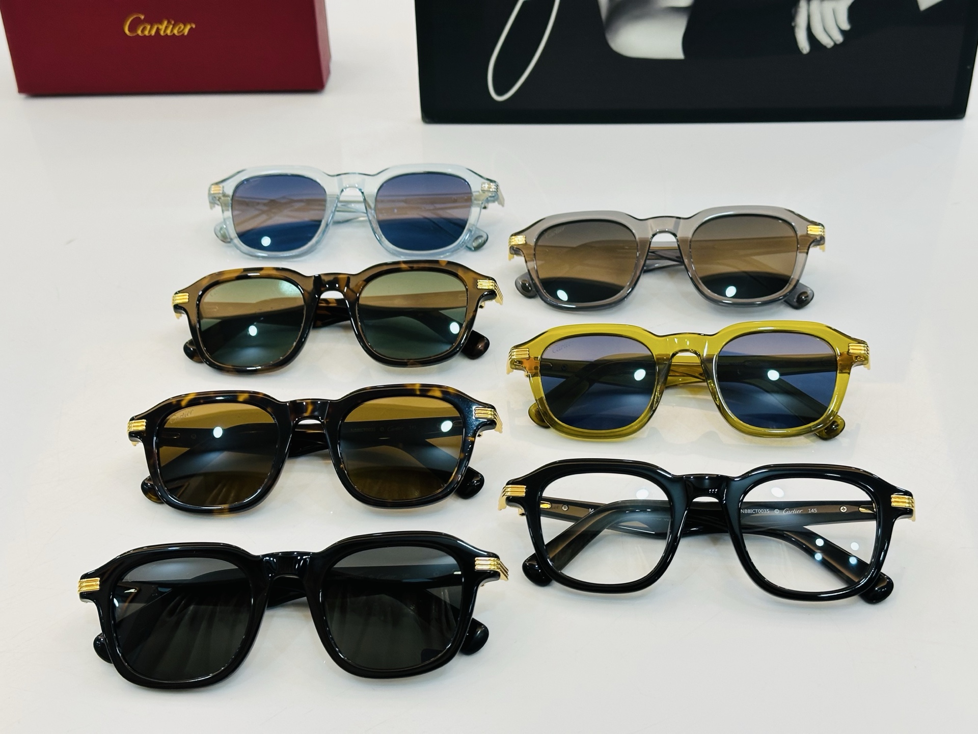 Cartier-卡家 ✨CT0035S  Size：52口19-145 不挑脸型 简约大气 时尚休闲 👌