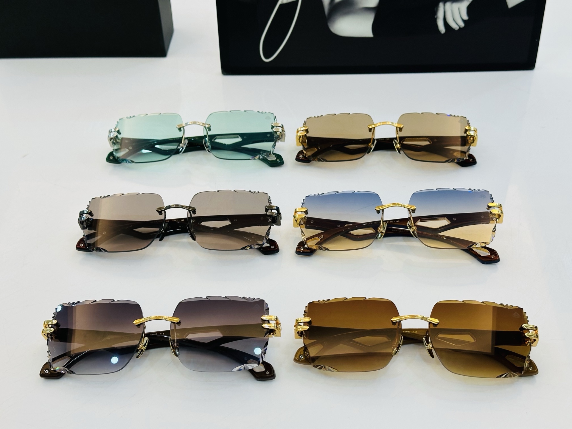 高品质 迈巴赫 🎉🎉做工精美💕💕MAYBAC*H Z154   Size：61口17-145  质感十足