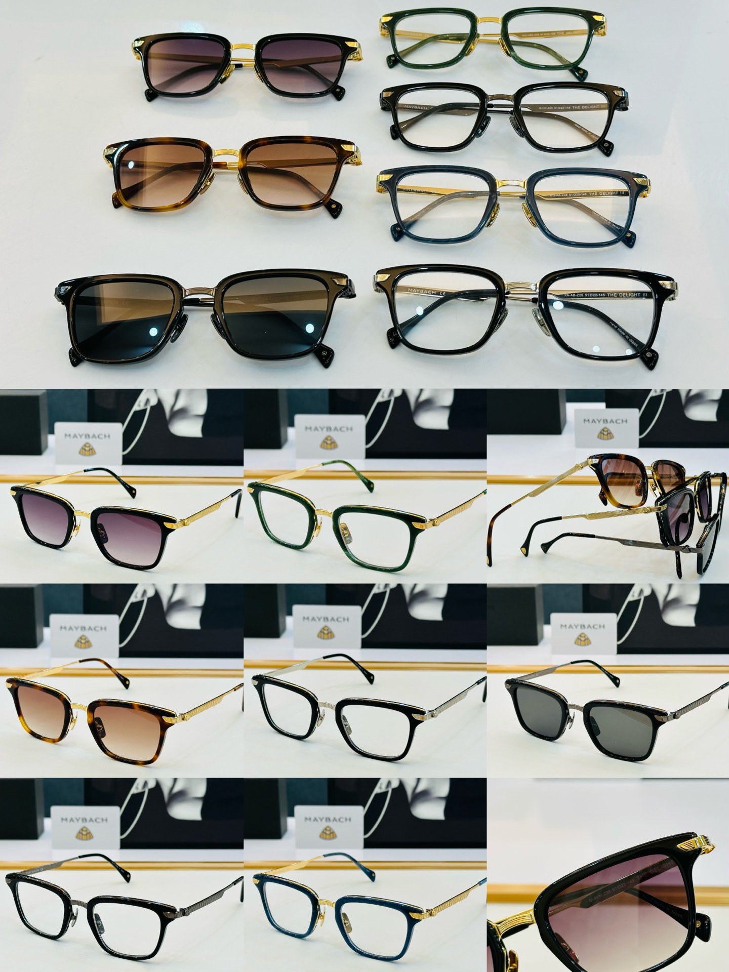 高品质 迈巴赫 🎉🎉做工精美💕💕MAYBAC*H Z5 Size：51口22-145 质感十足 A👍高品