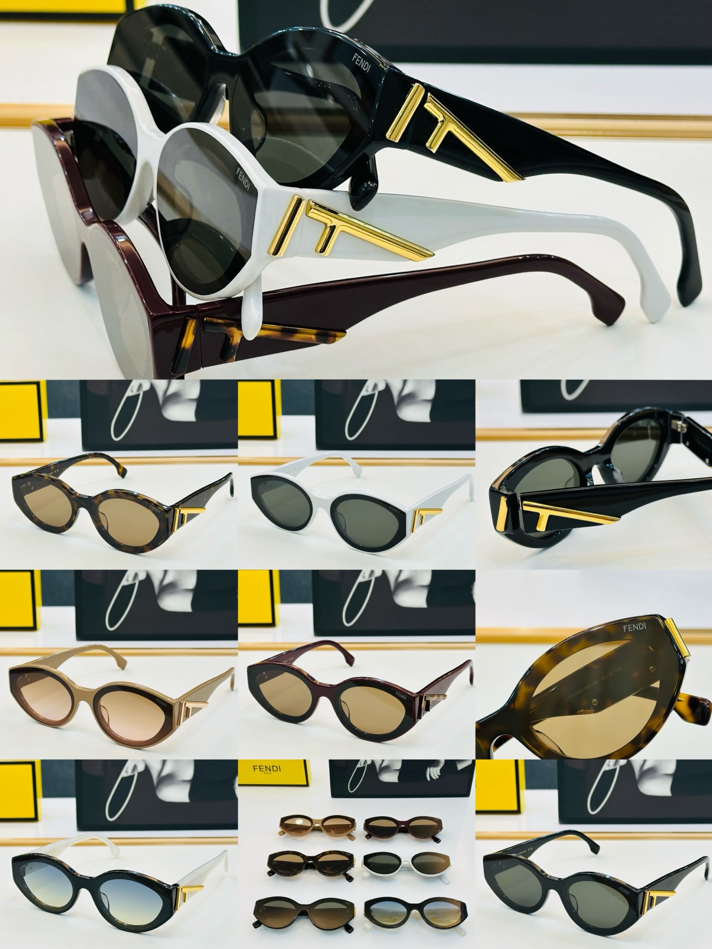 FEND* 芬家 FOA056V Size：63口15-145 👍👍标新立异 👄👄C适合各种脸型 