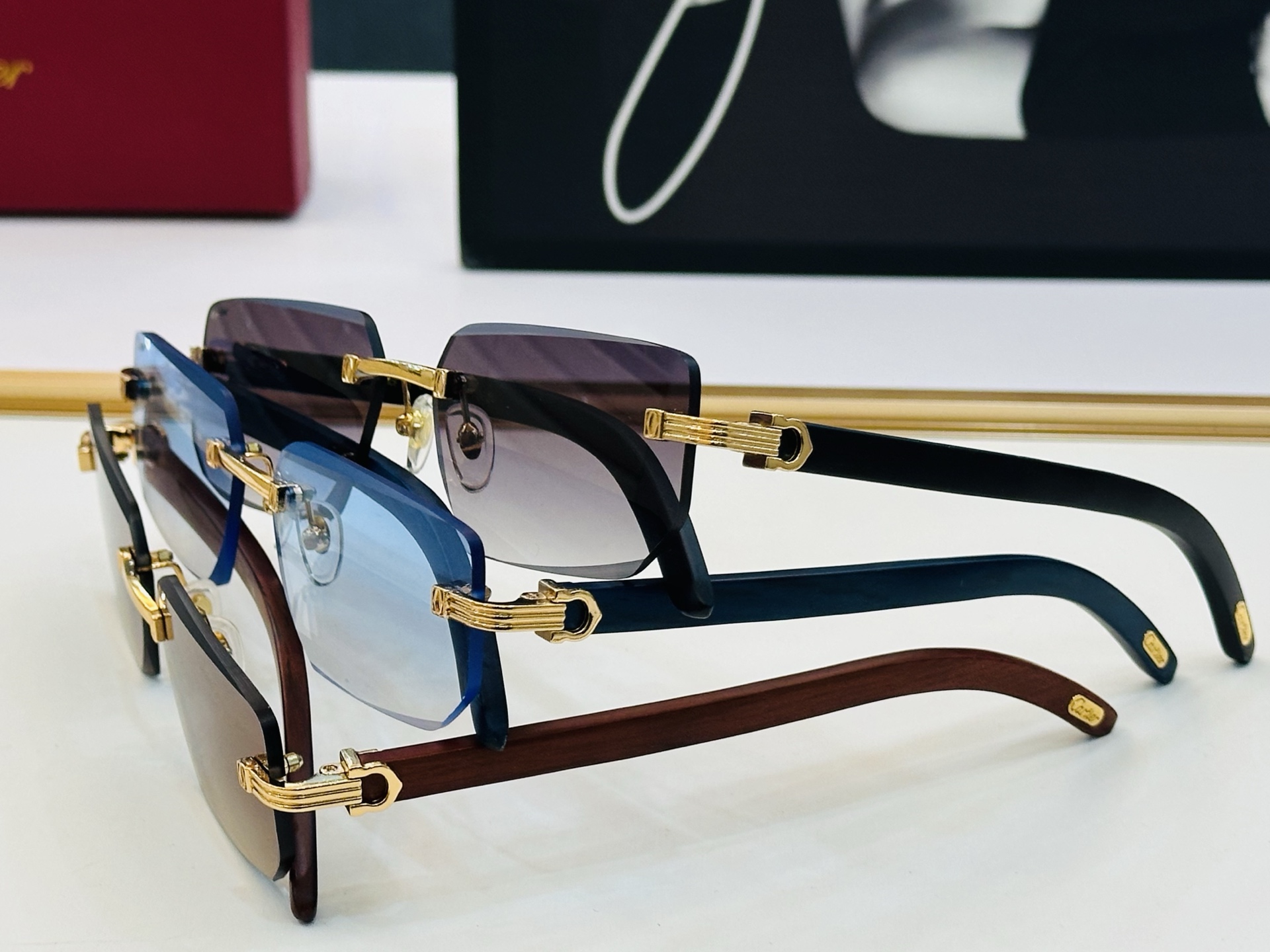 🆕 原版Cartie* 卡家 官网经典款 太阳镜 CT0619S Size：59口17-143   电镀