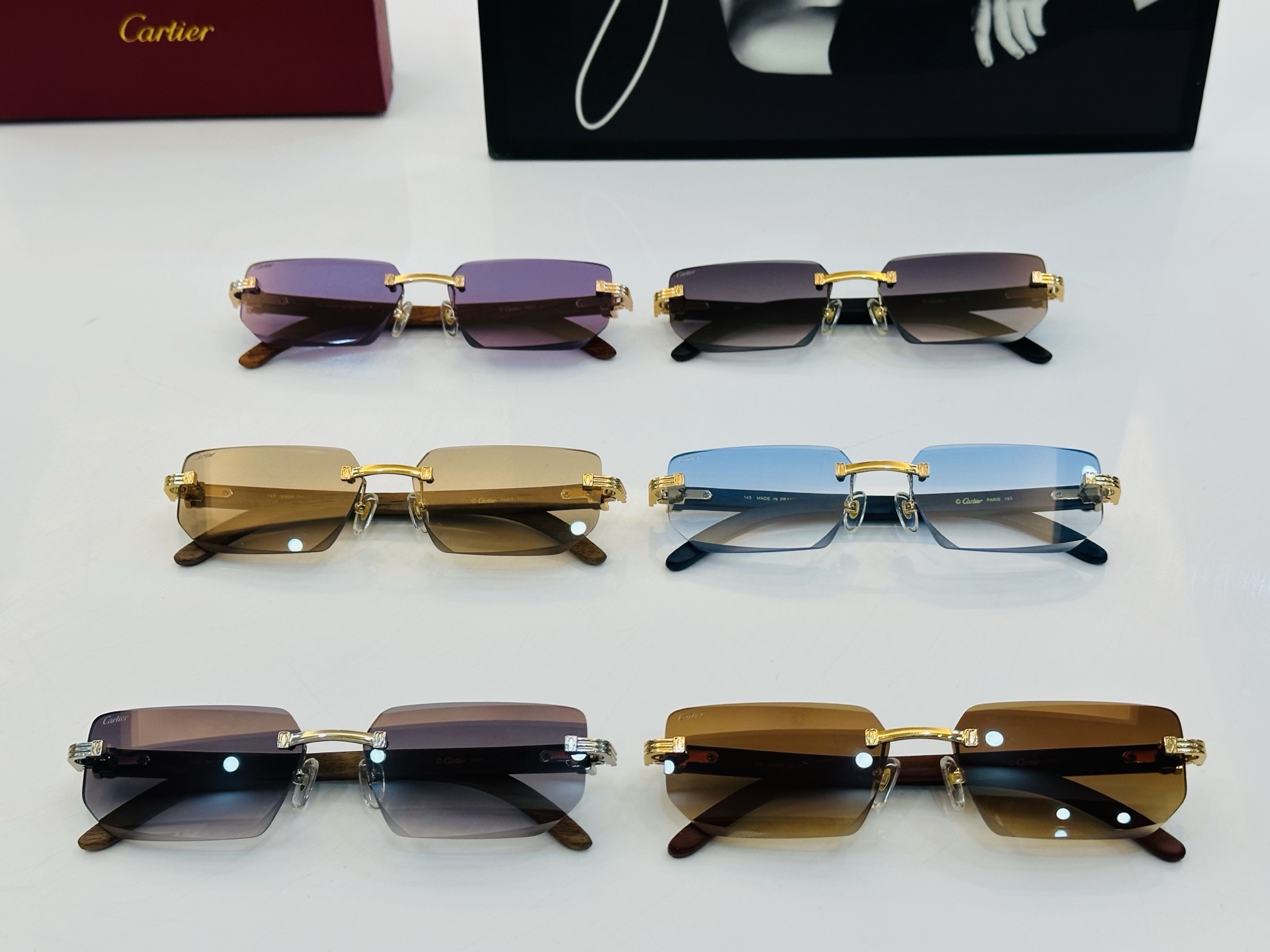 🆕 原版Cartie* 卡家 官网经典款 太阳镜 CT0619S Size：59口17-143   电镀