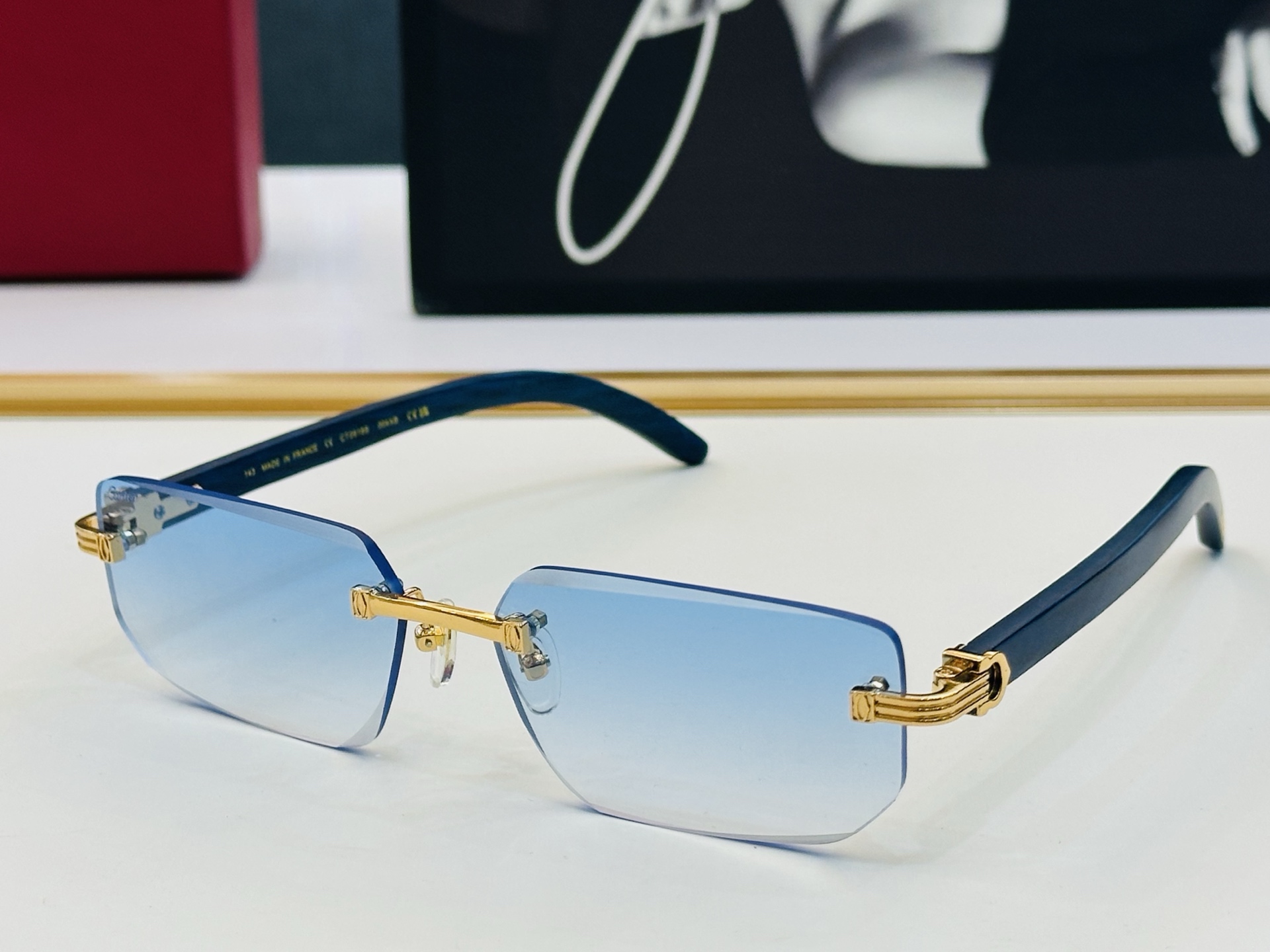 🆕 原版Cartie* 卡家 官网经典款 太阳镜 CT0619S Size：59口17-143   电镀