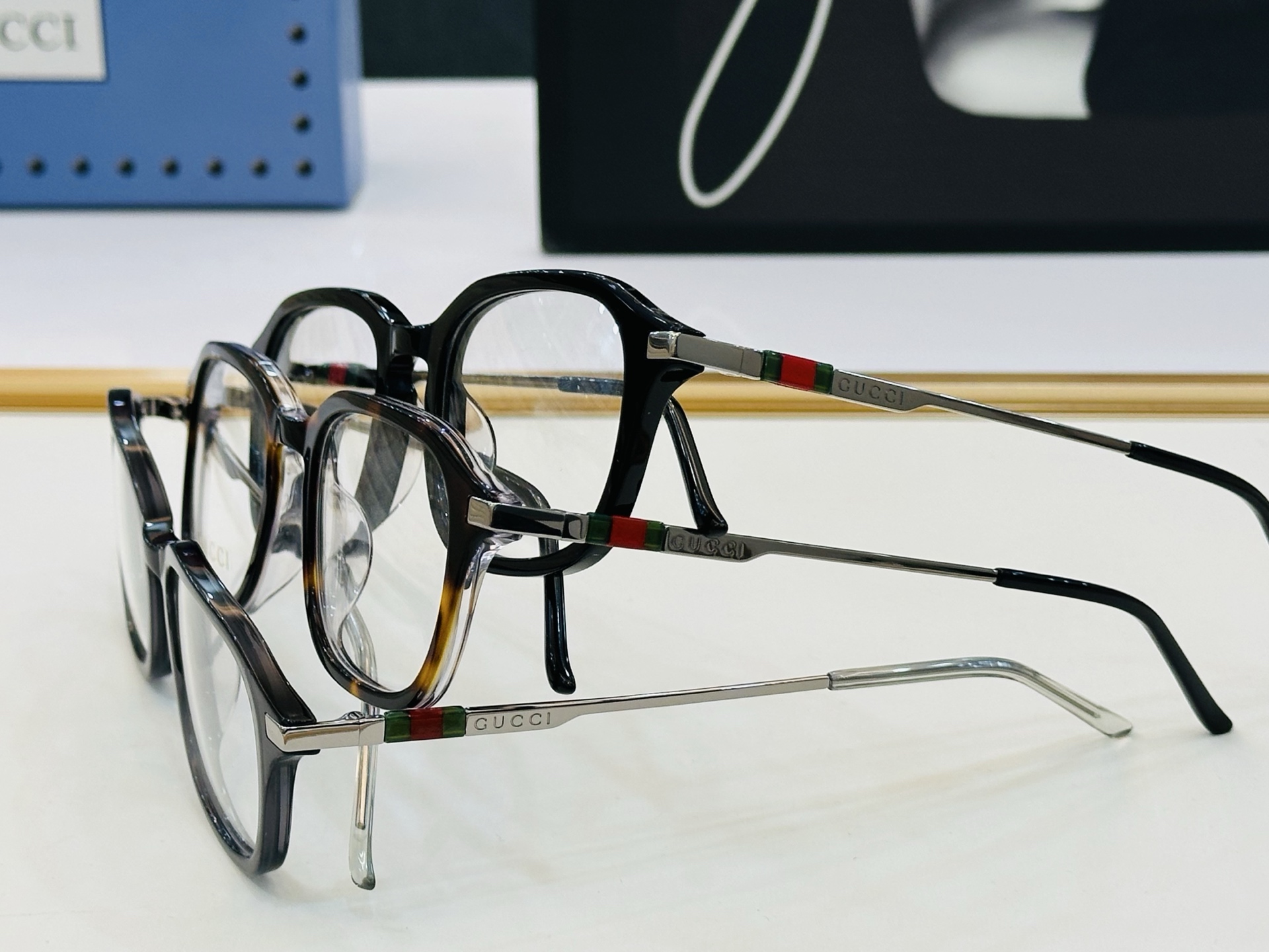 🔺GUCC*🔻 古家GG1891O Size：49口22-145  原版墨镜搭配镜框🔝🔝时尚靓丽 B个性