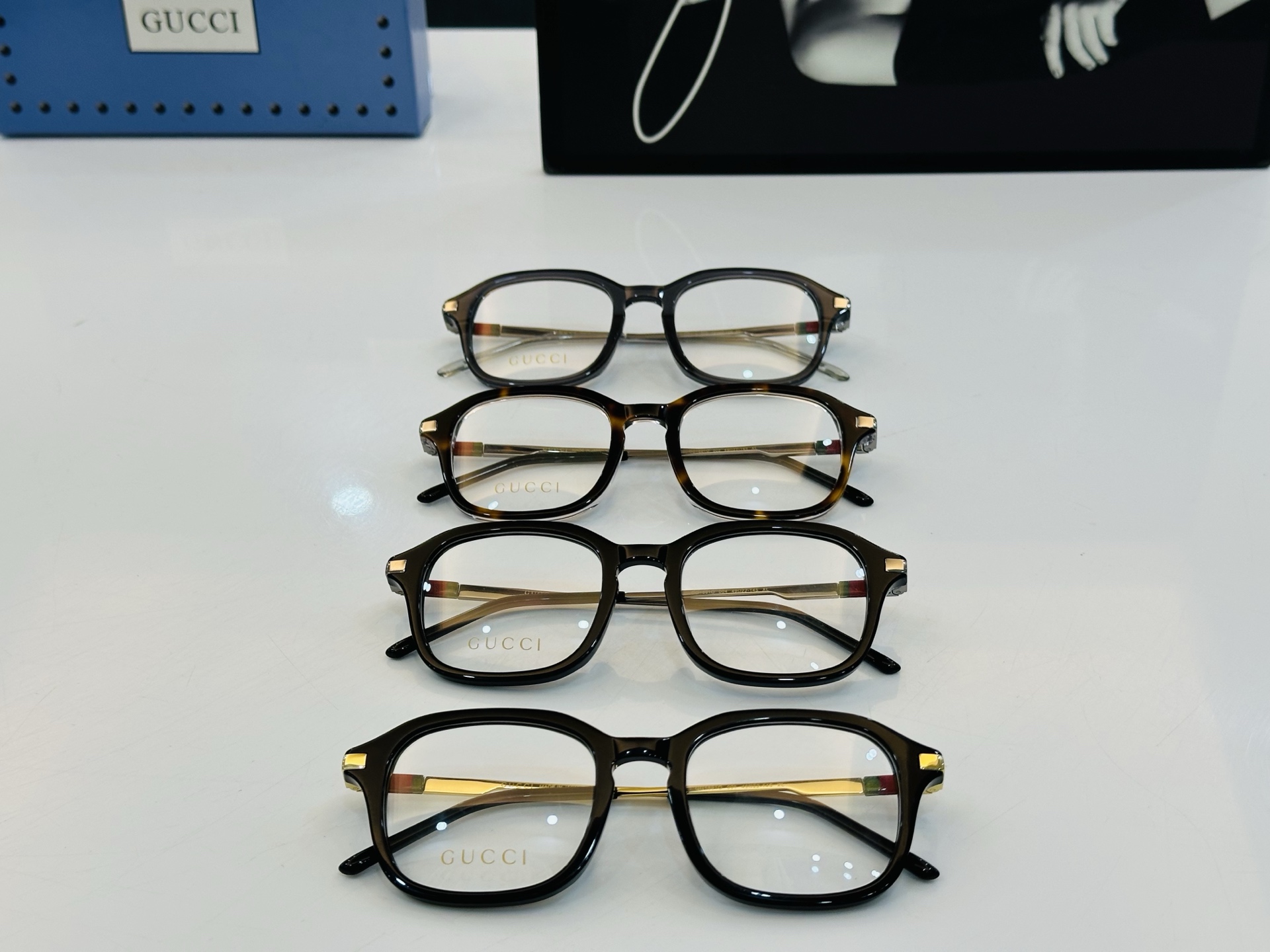 🔺GUCC*🔻 古家GG1891O Size：49口22-145  原版墨镜搭配镜框🔝🔝时尚靓丽 B个性