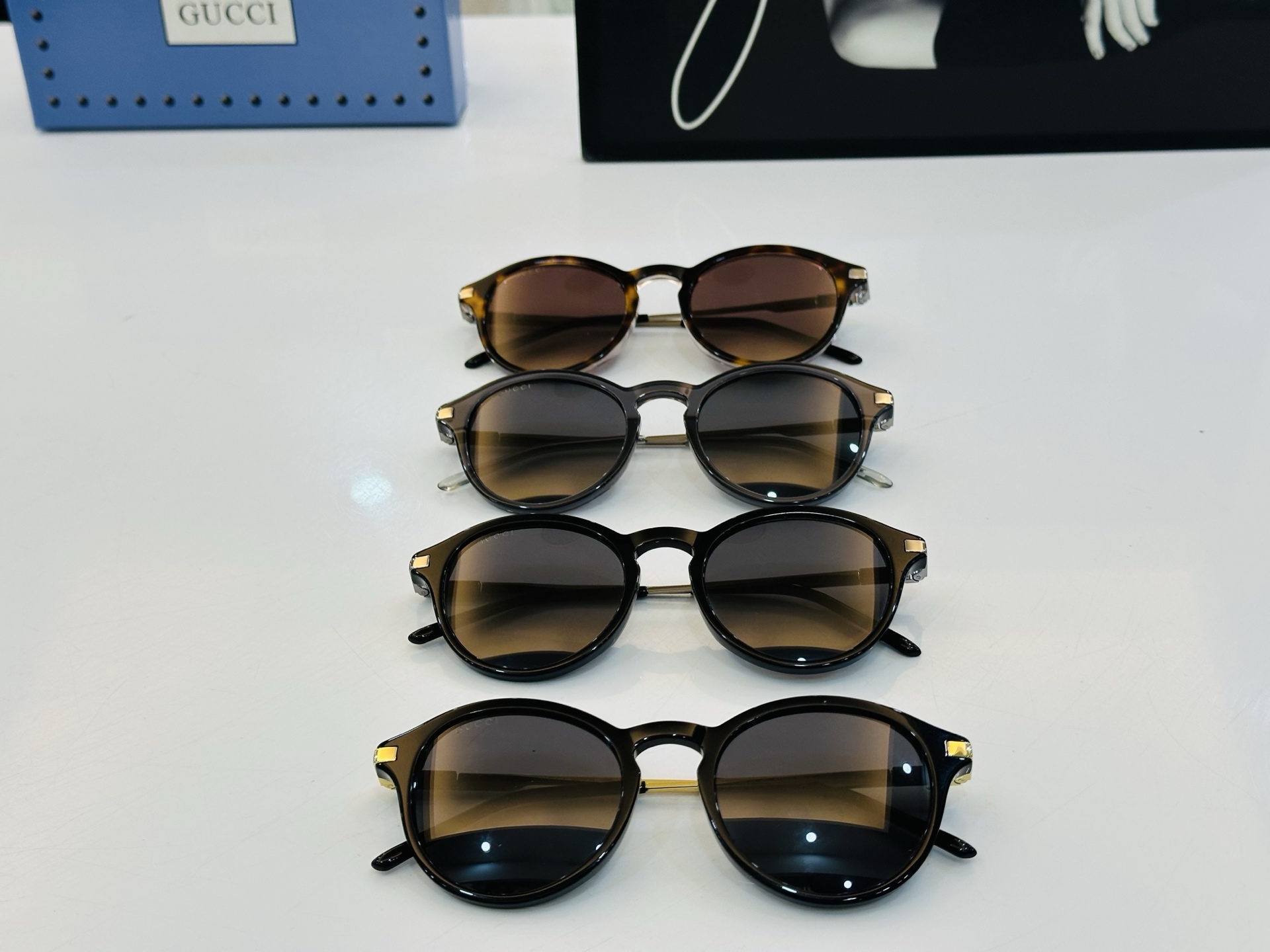 🔺GUCC*🔻 古家GG1890SA Size：49口22-145  原版墨镜🔝🔝时尚靓丽 B个性十足❤