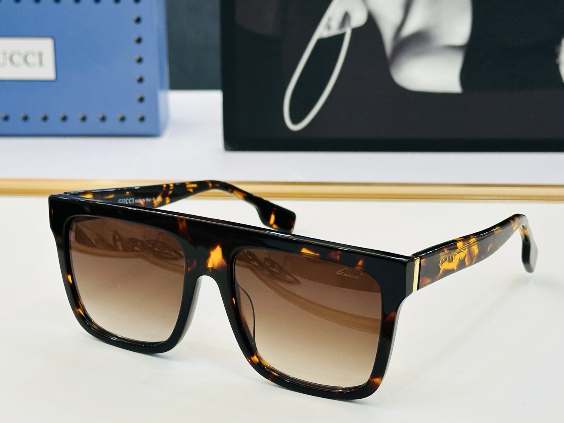 爆款 到货GUCC*  古家 GG1878S Size：57口18-145 经典板材框 悠闲C 🎈超经典