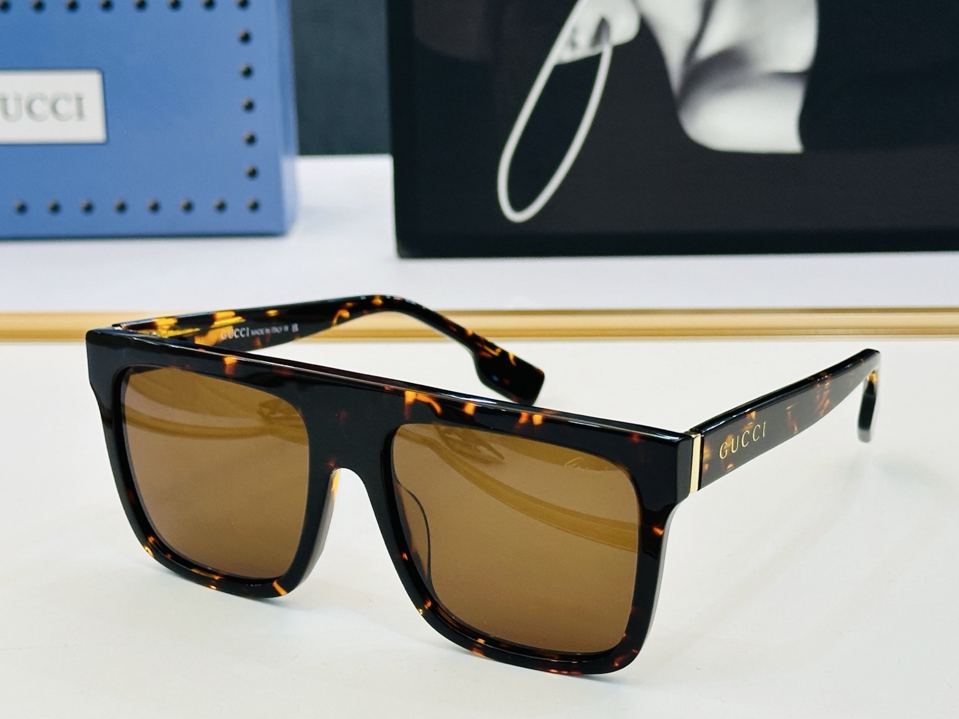 爆款 到货GUCC*  古家 GG1878S Size：57口18-145 经典板材框 悠闲C 🎈超经典