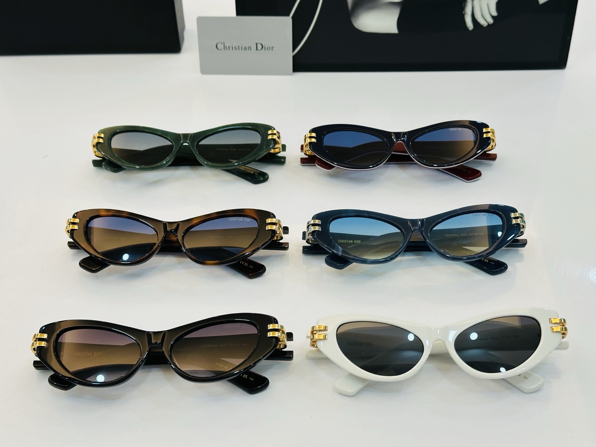 🔻🔻🔻DIO* 迪家 CD B1U Size：51口16-145   春夏款墨镜 😎🔆 b搭配镜腿精致 