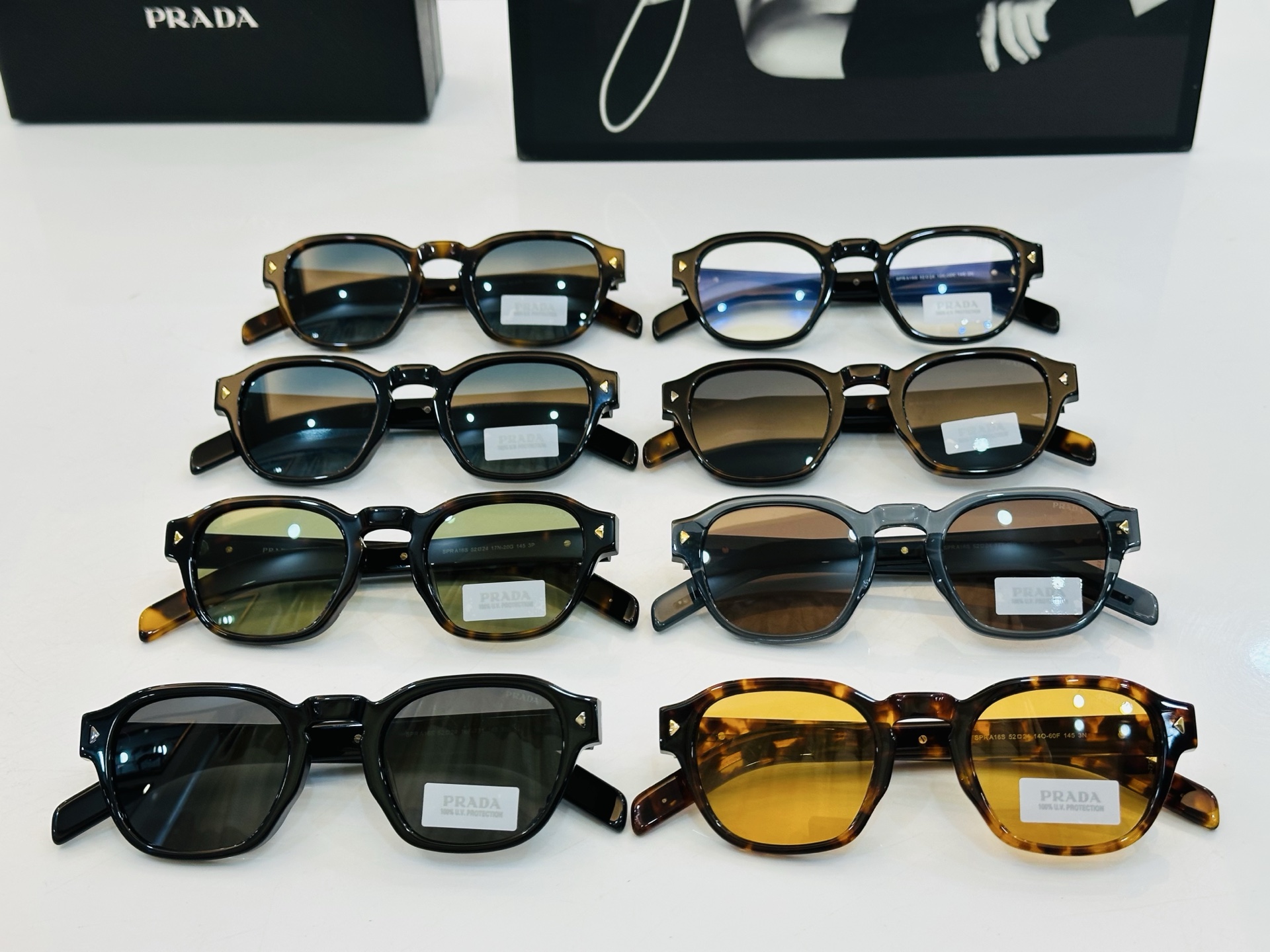 🔺PRAD*🔻普家 SPRA16S Size：52口24-145 眼镜系列堪称精湛制作 彰显独特个性 B