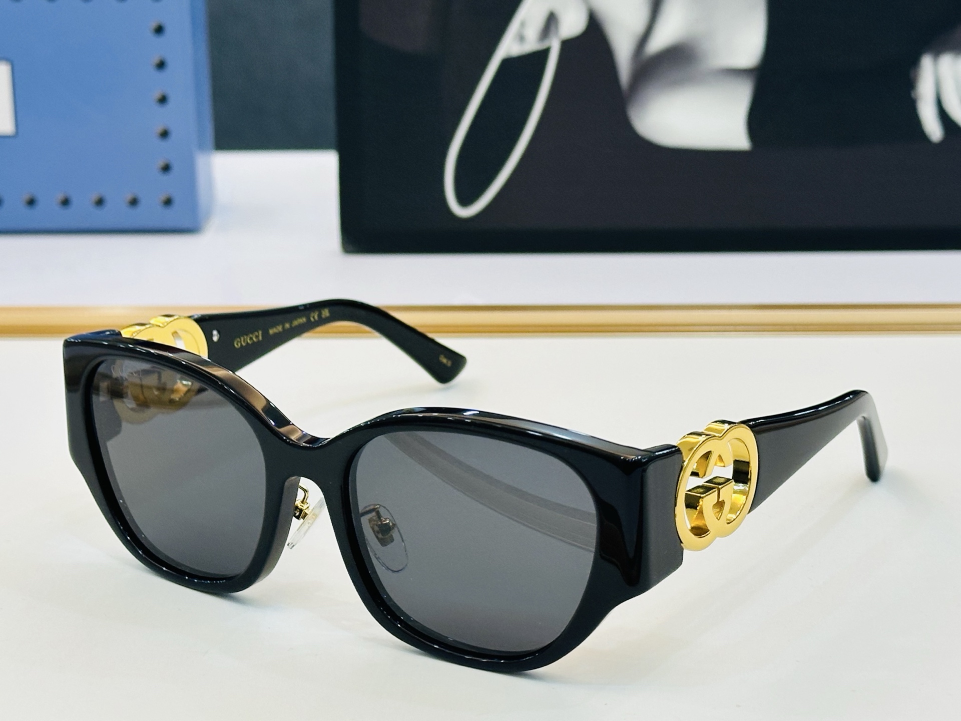 GUCC* 古家 GG1912SA 🐝🐝系列 Size：55口19-140 🍁🍁 C超绝品质太阳镜 。