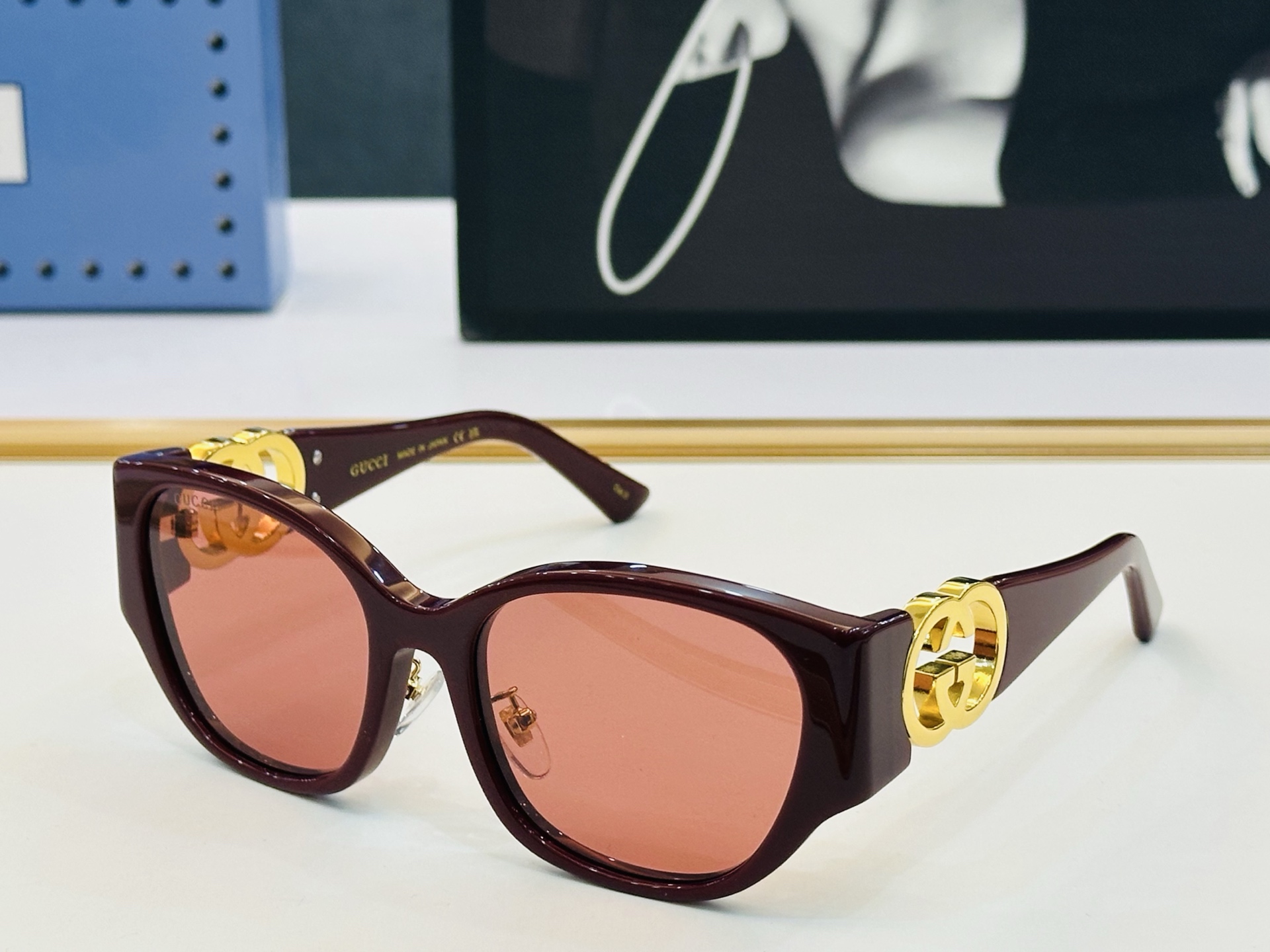 GUCC* 古家 GG1912SA 🐝🐝系列 Size：55口19-140 🍁🍁 C超绝品质太阳镜 。
