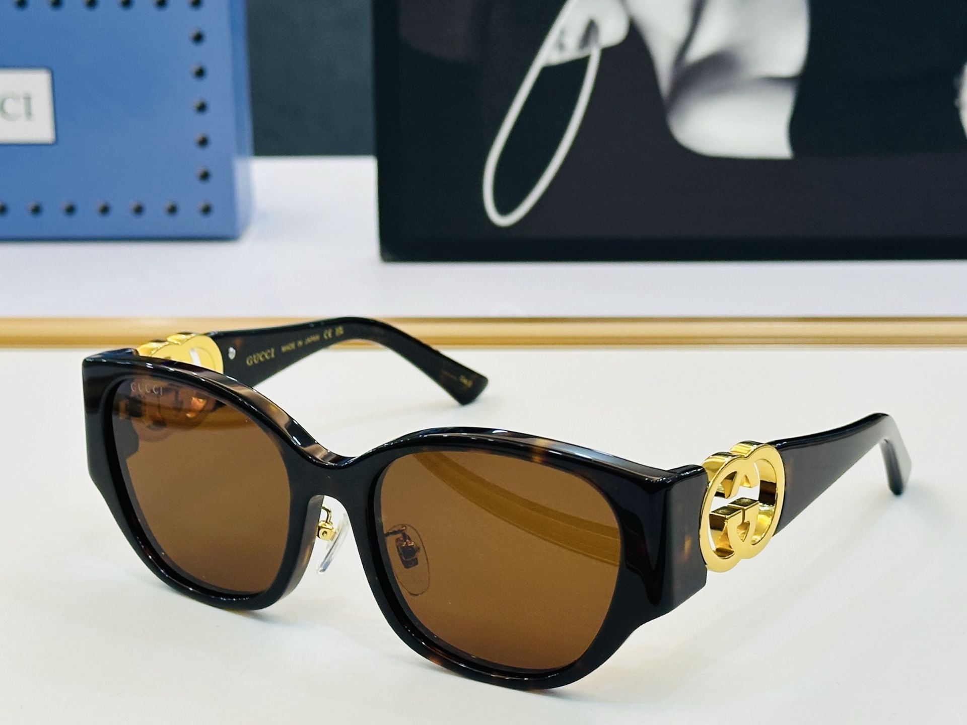 GUCC* 古家 GG1912SA 🐝🐝系列 Size：55口19-140 🍁🍁 C超绝品质太阳镜 。
