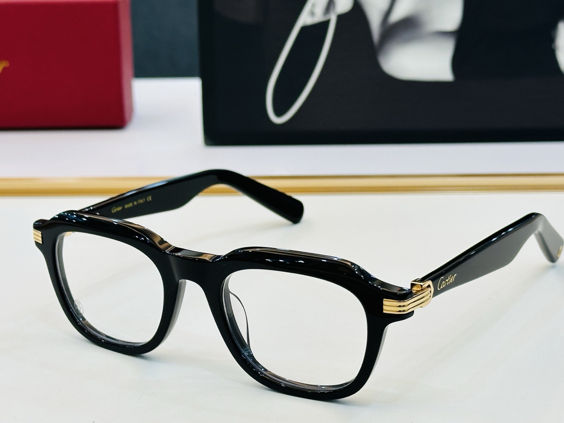 Cartier-卡家 🎁CT0536S Size：48口22-145 不挑脸型 简约大气 时尚休闲👌👃C