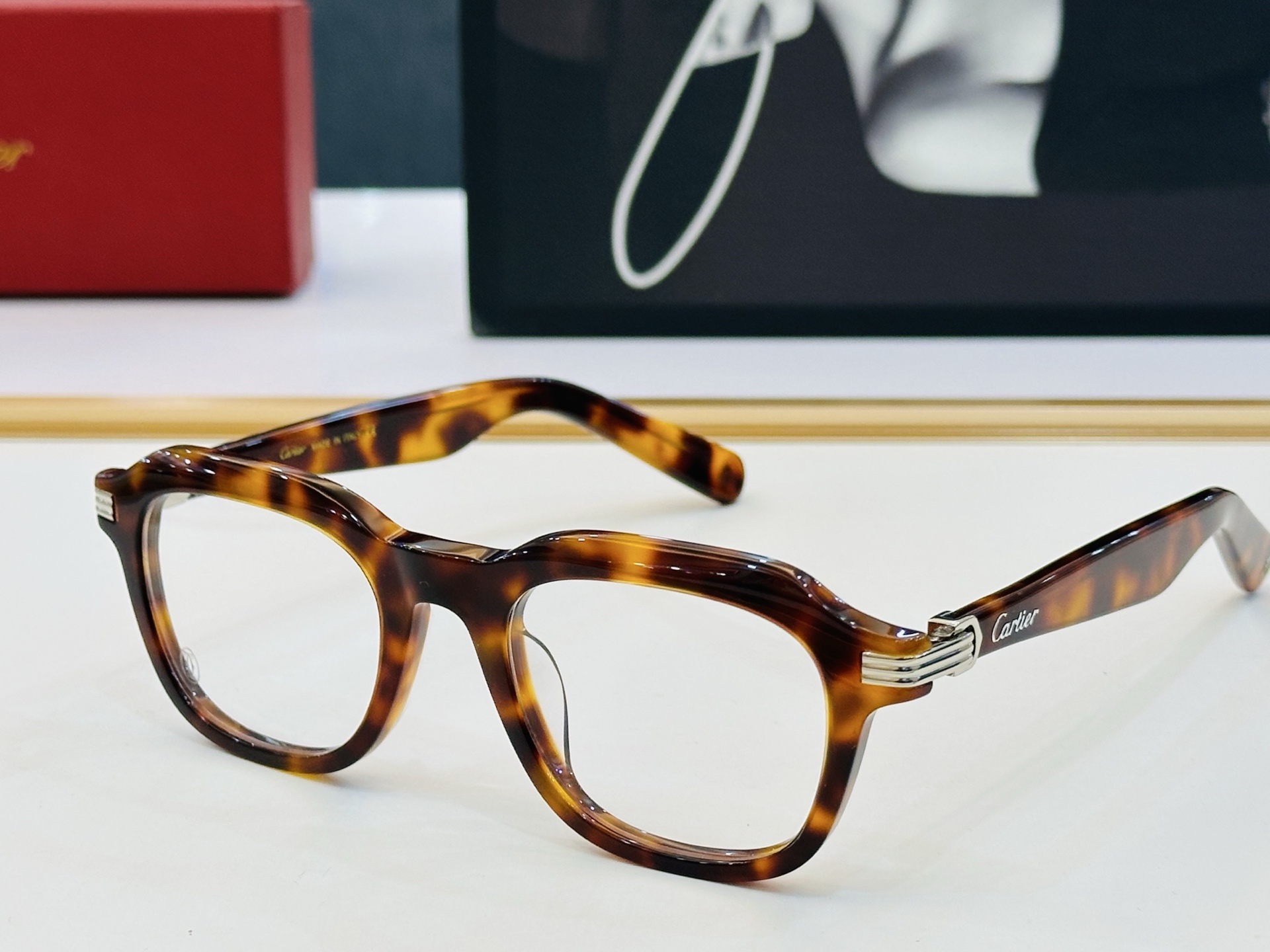 Cartier-卡家 🎁CT0536S Size：48口22-145 不挑脸型 简约大气 时尚休闲👌👃C