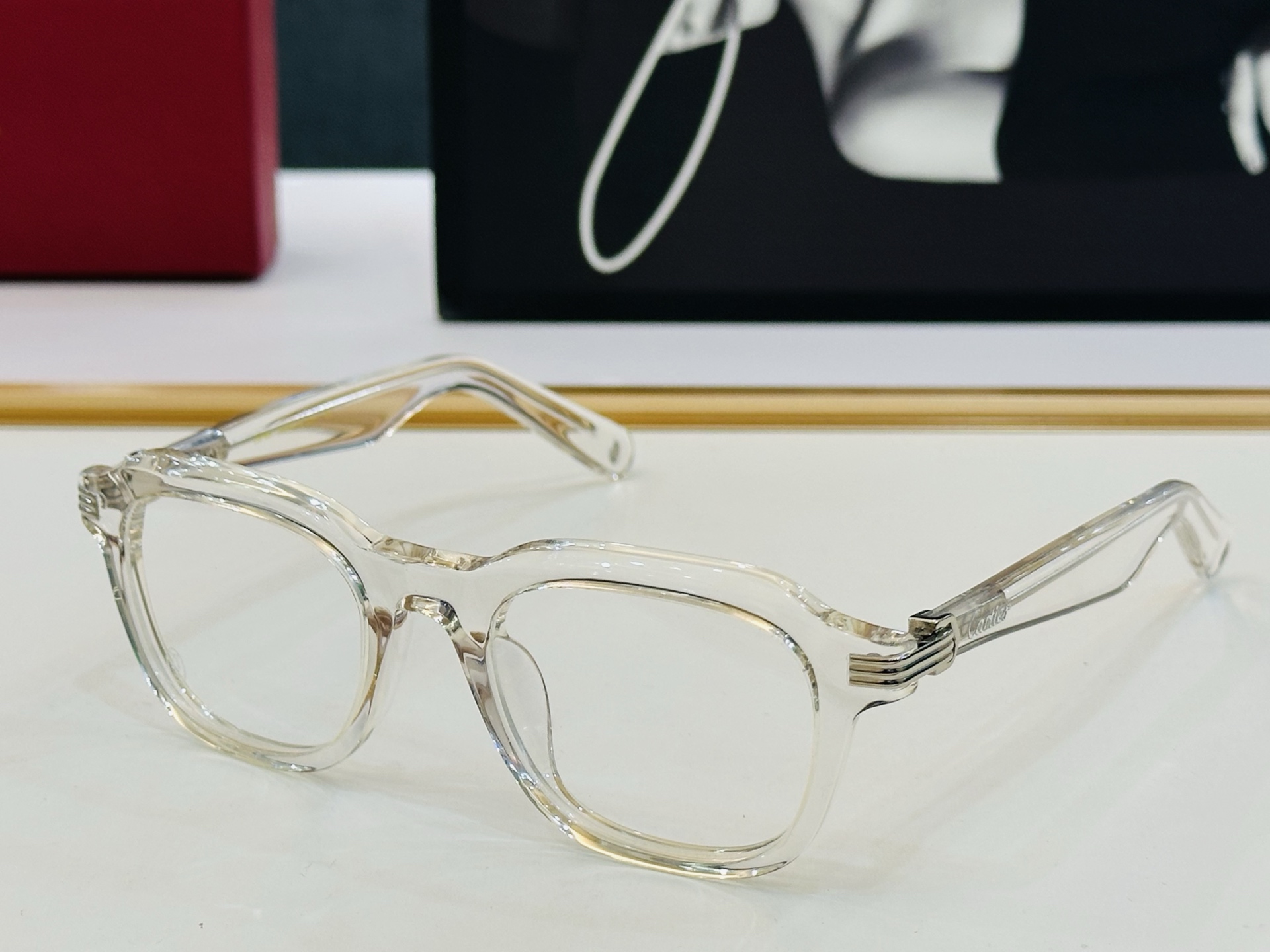Cartier-卡家 🎁CT0536S Size：48口22-145 不挑脸型 简约大气 时尚休闲👌👃C