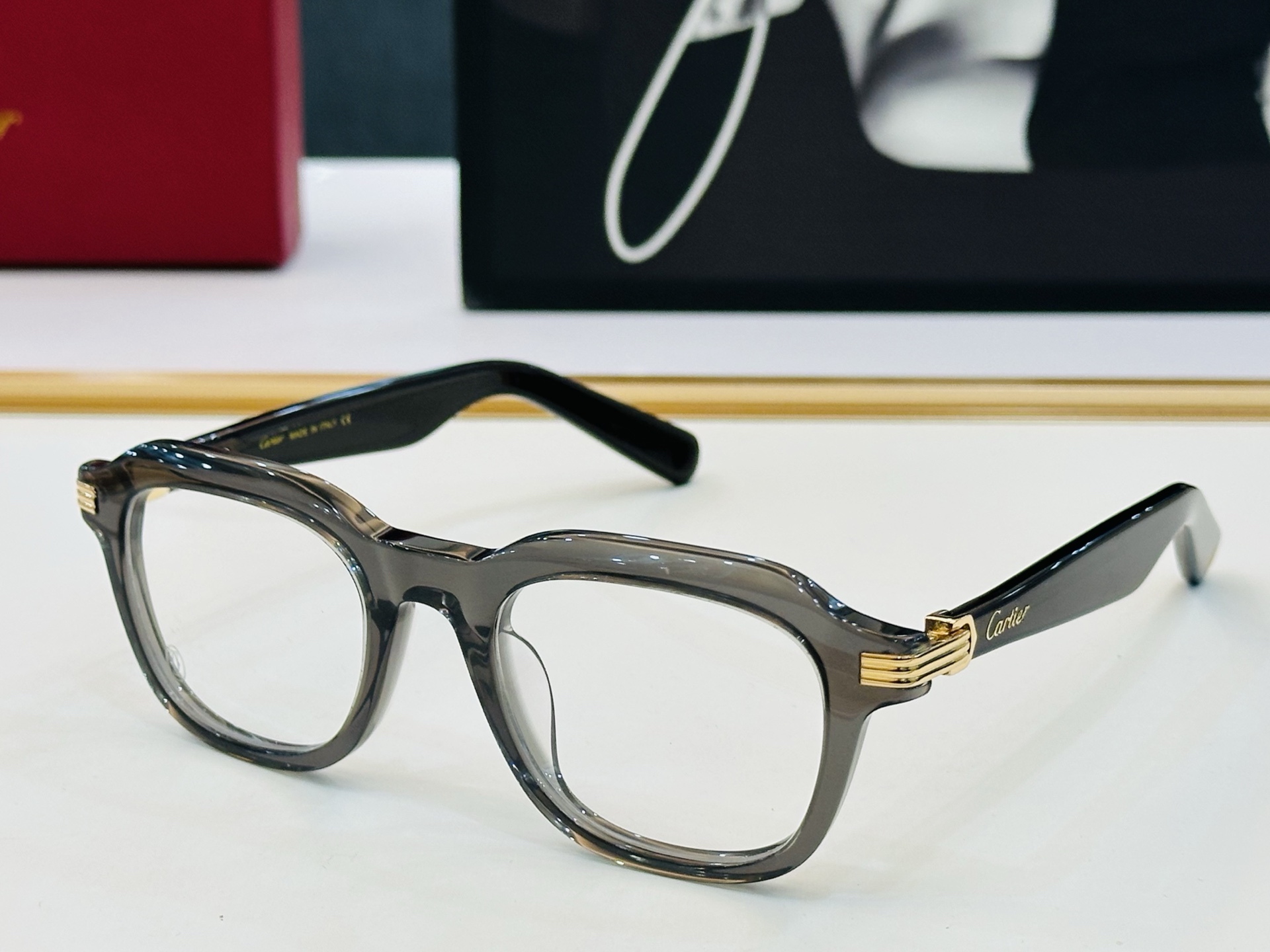 Cartier-卡家 🎁CT0536S Size：48口22-145 不挑脸型 简约大气 时尚休闲👌👃C